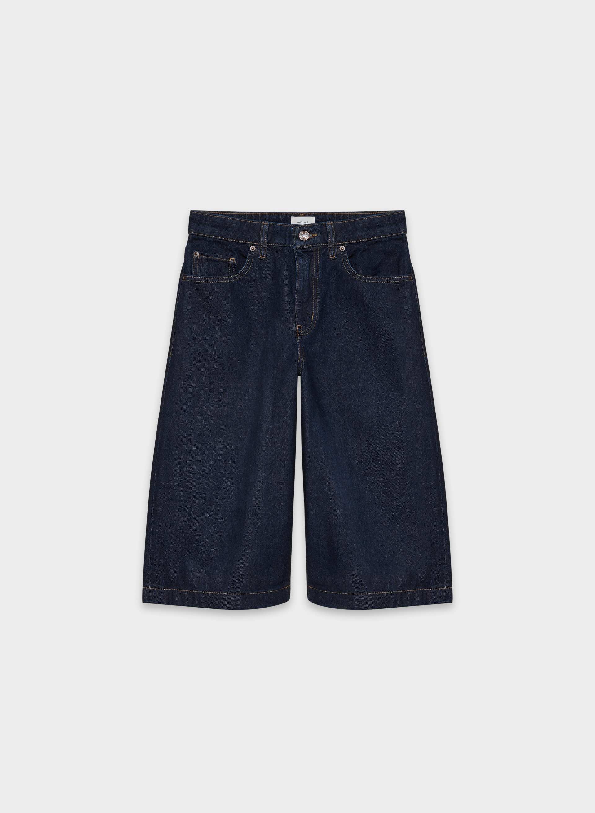 PUBLICITY BELOW-KNEE DENIM SHORT | Aritzia