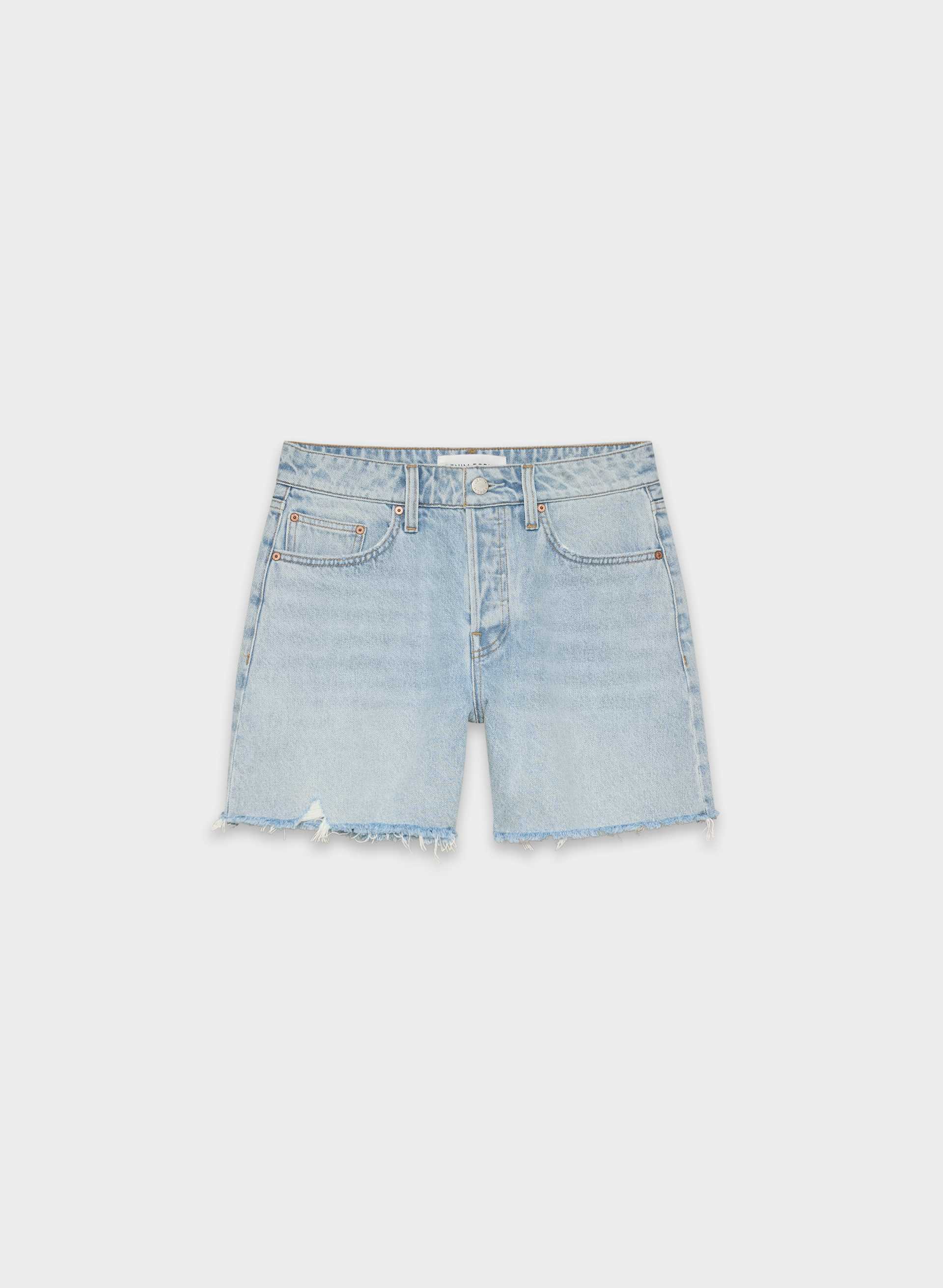 THE EX-BOYFRIEND HI MID-THIGH DENIM SHORT | Aritzia