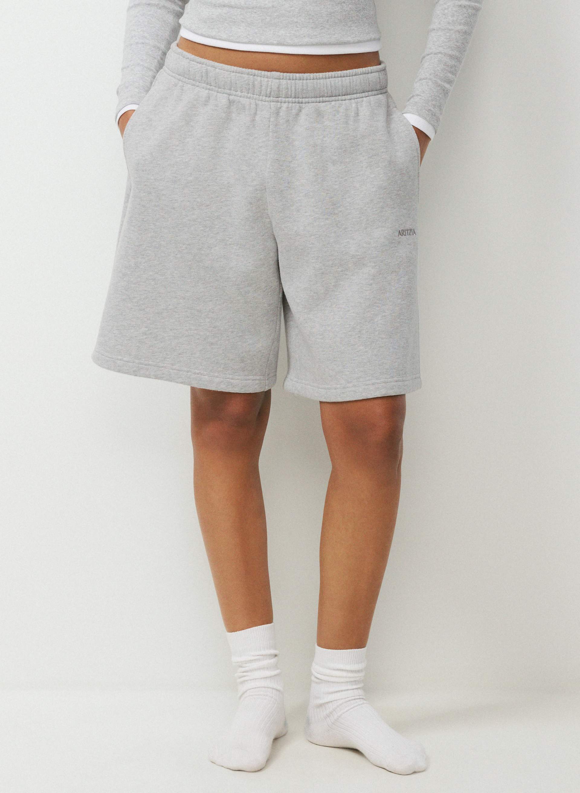 COZY SWEATFLEECE MEGA ABOVE-KNEE SHORT | Aritzia