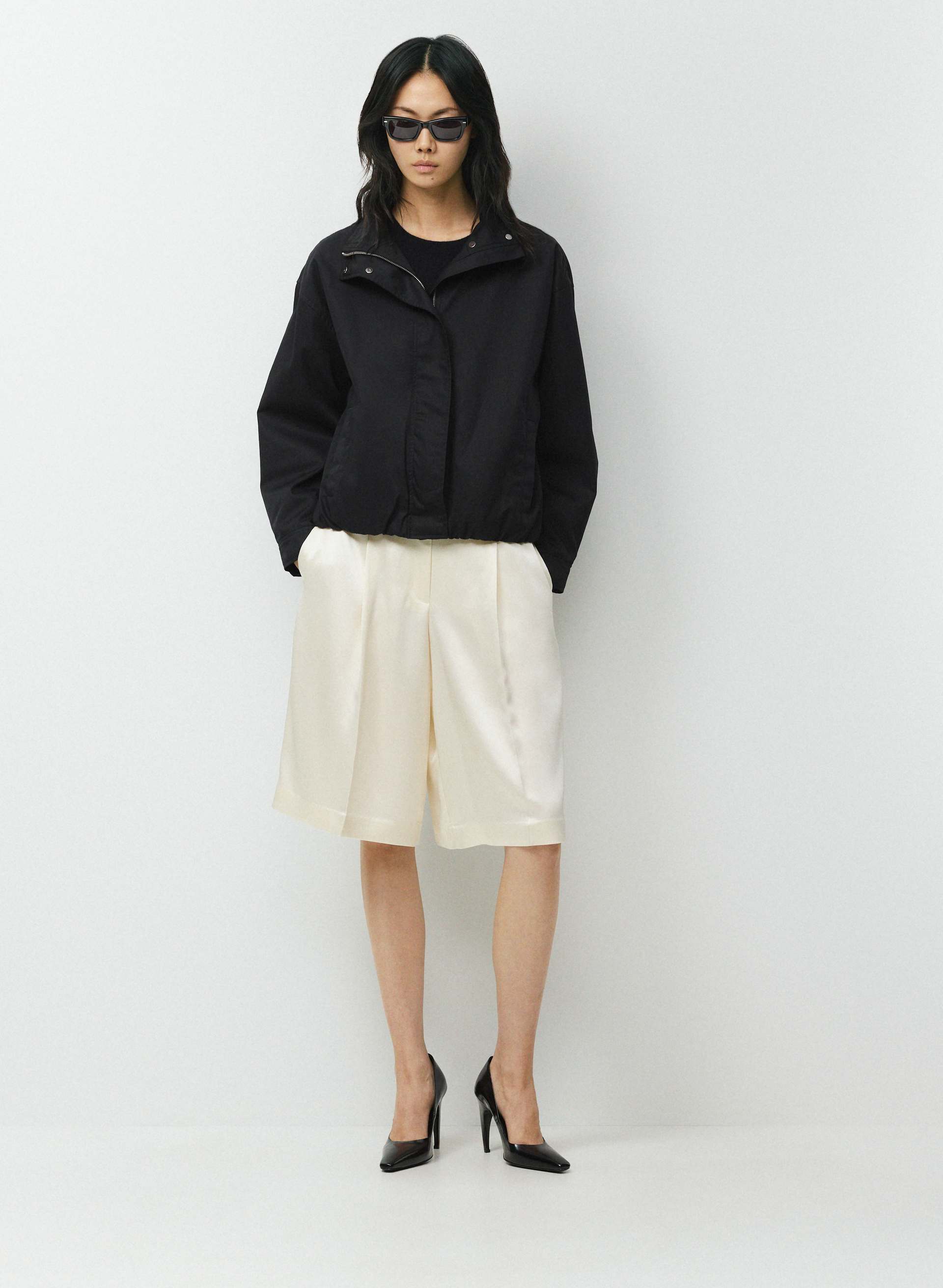 TOUCHPOINT SATIN SHORT | Aritzia