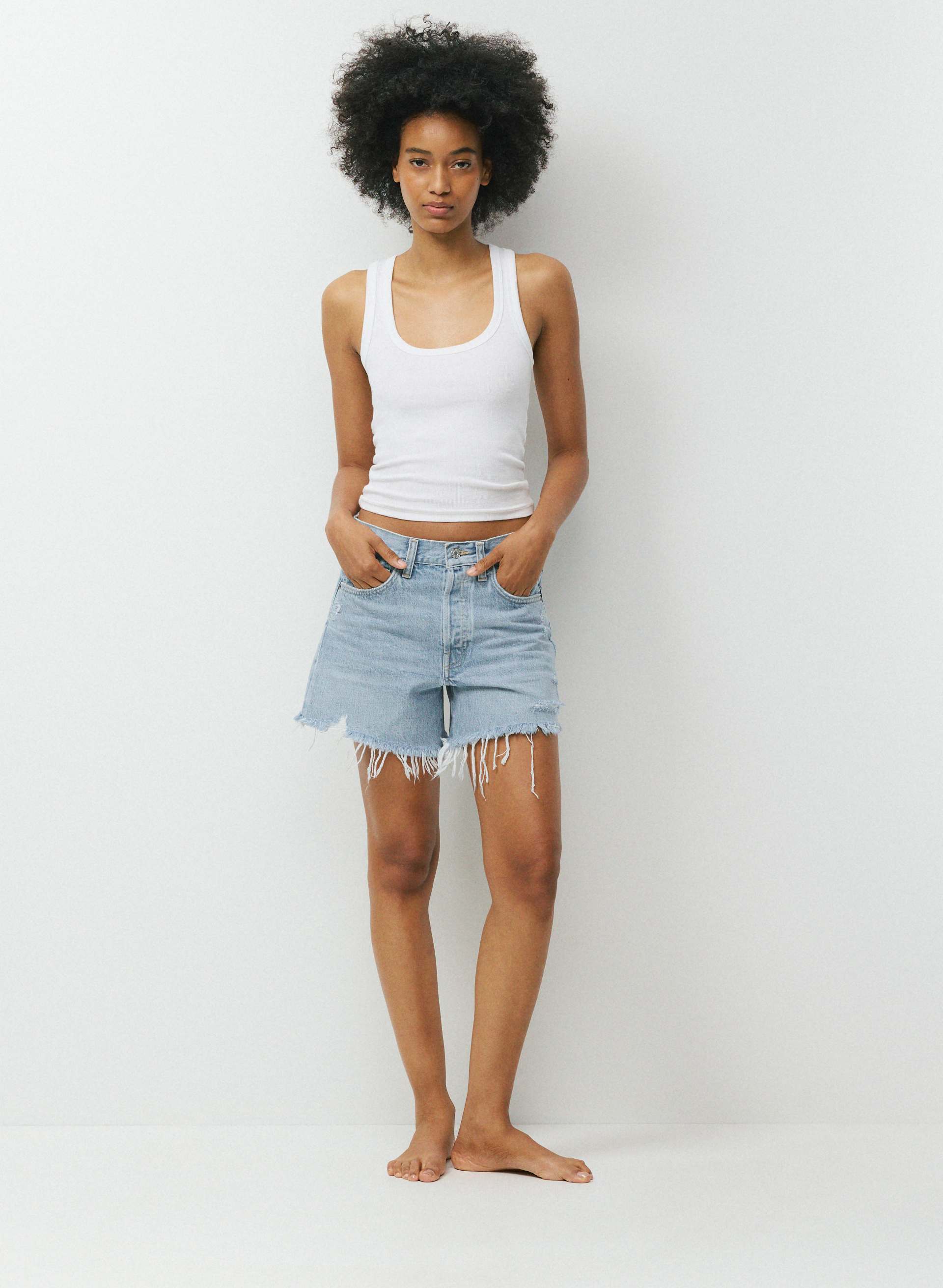 SHORT PARKER LONG EN JEAN | Aritzia