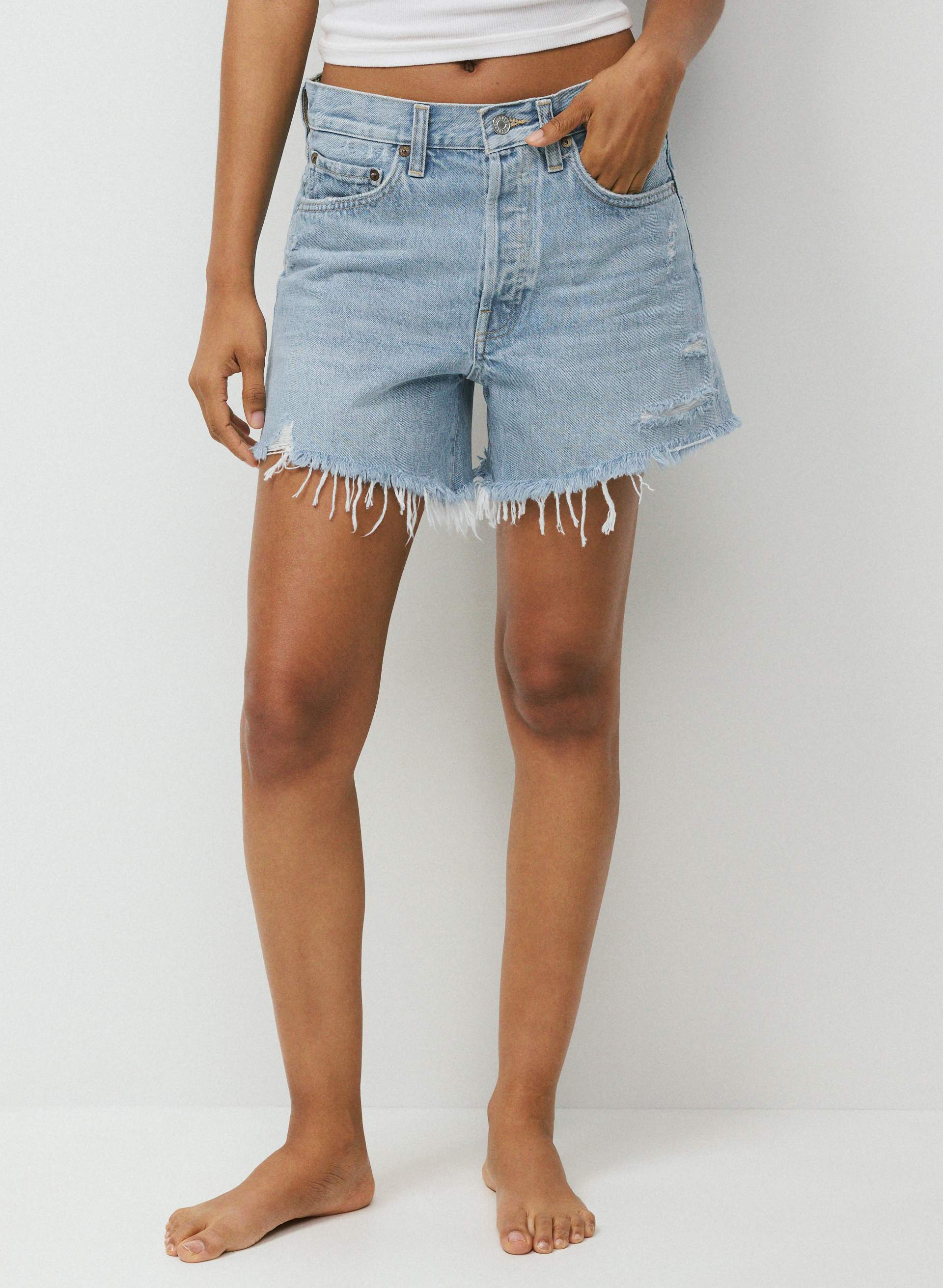 SHORT PARKER LONG EN JEAN | Aritzia
