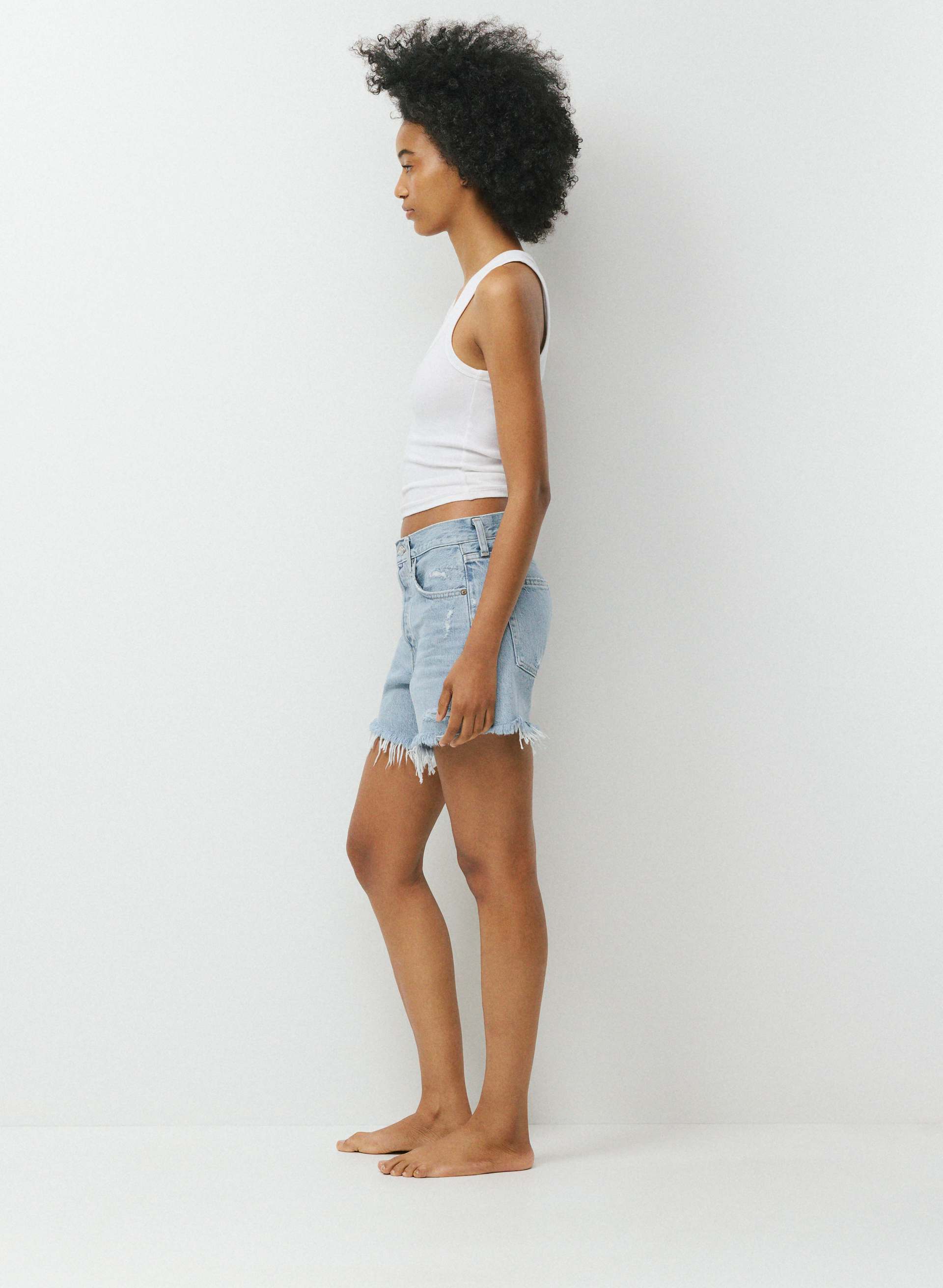 SHORT PARKER LONG EN JEAN | Aritzia