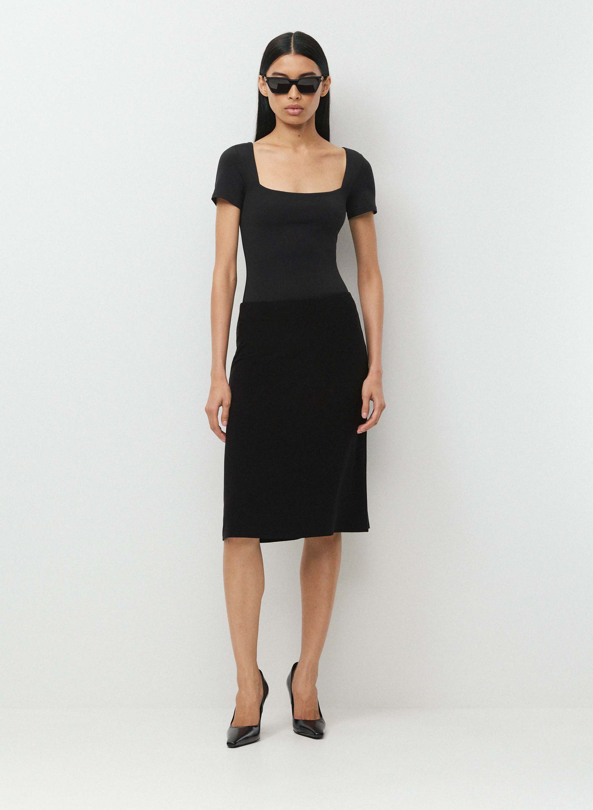 ORIGINAL CONTOUR MANNER SQUARENECK BODYSUIT | Aritzia