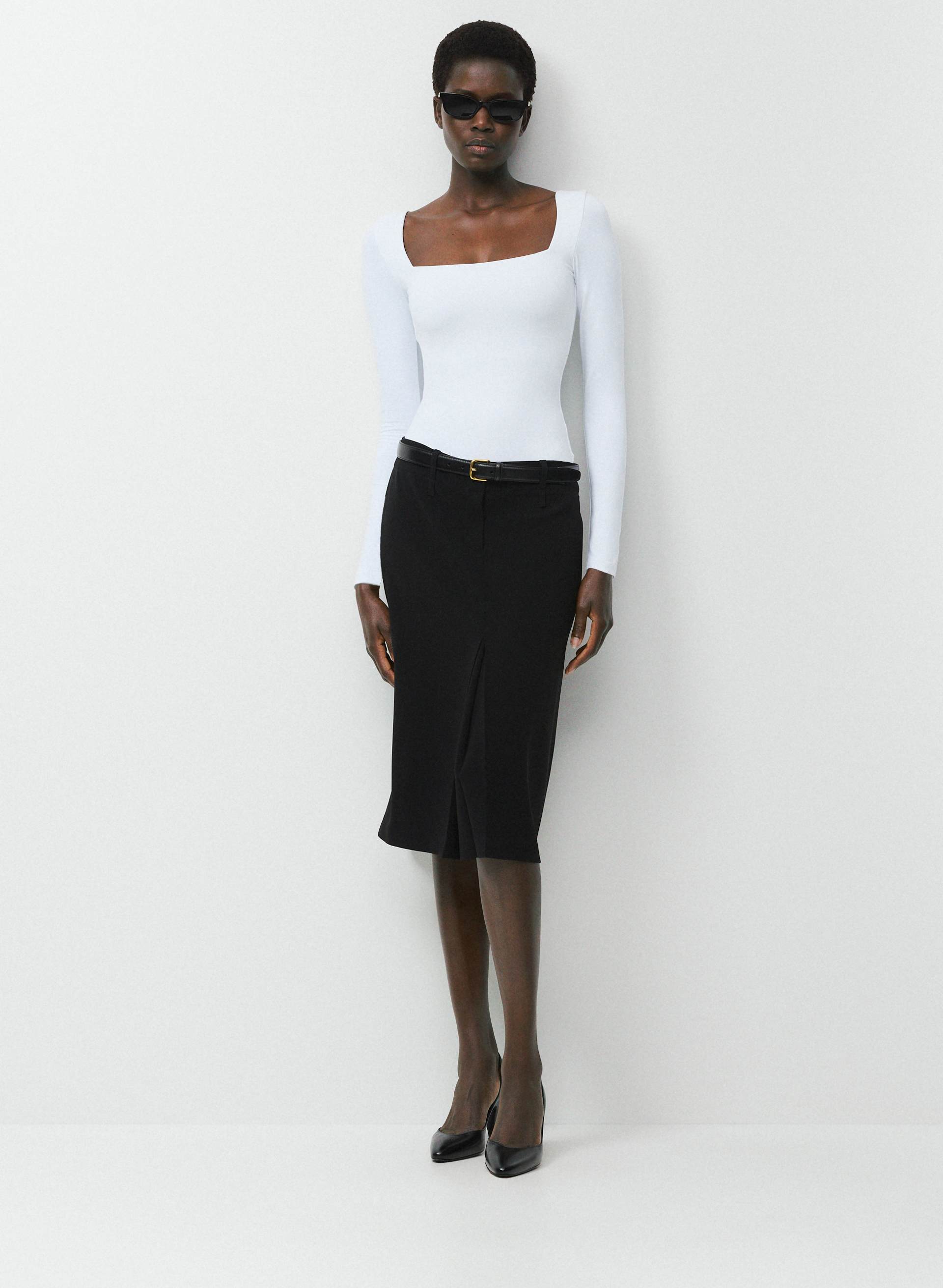 ORIGINAL CONTOUR HEADWAY SQUARENECK BODYSUIT | Aritzia