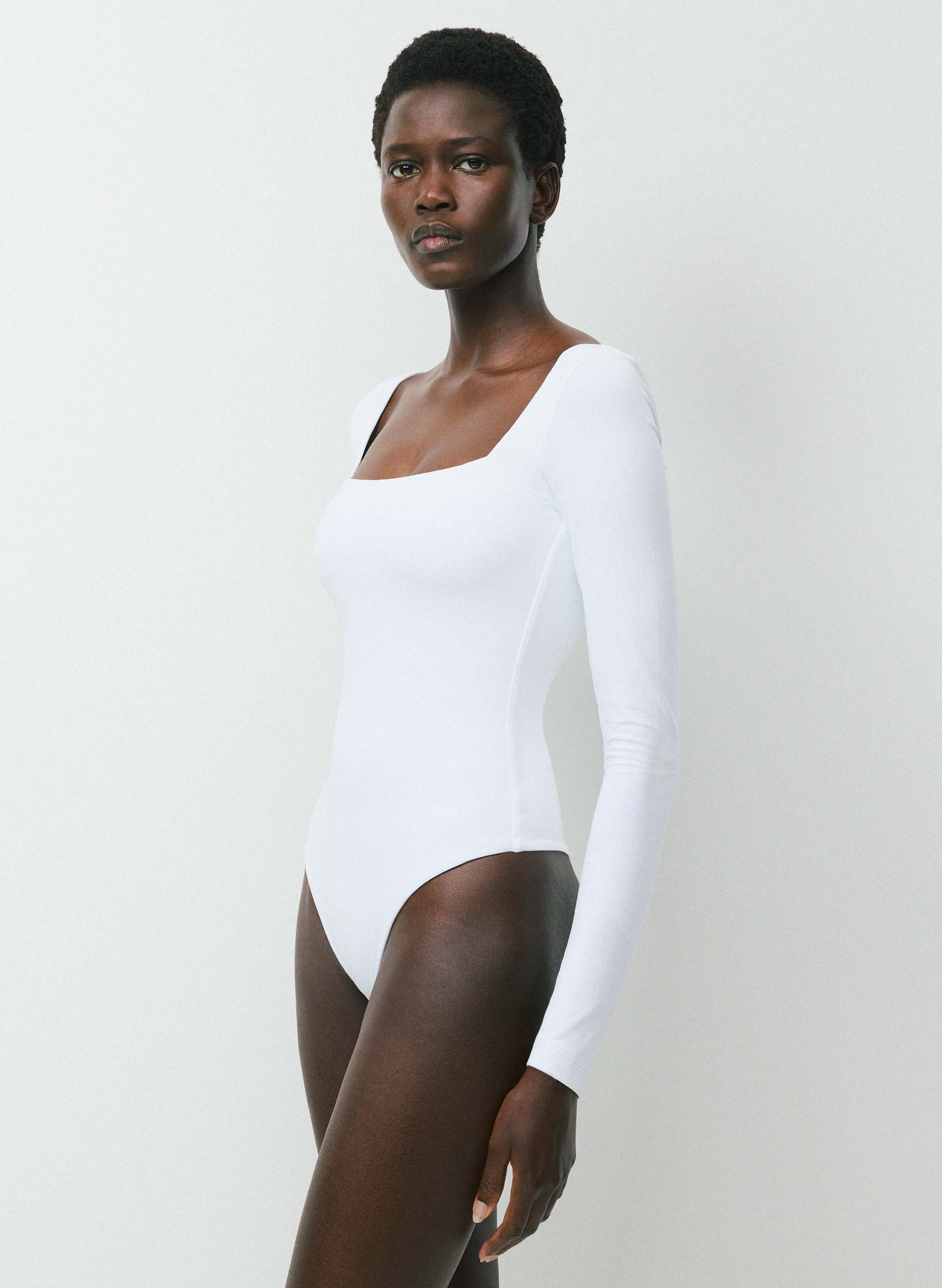ORIGINAL CONTOUR HEADWAY SQUARENECK BODYSUIT | Aritzia
