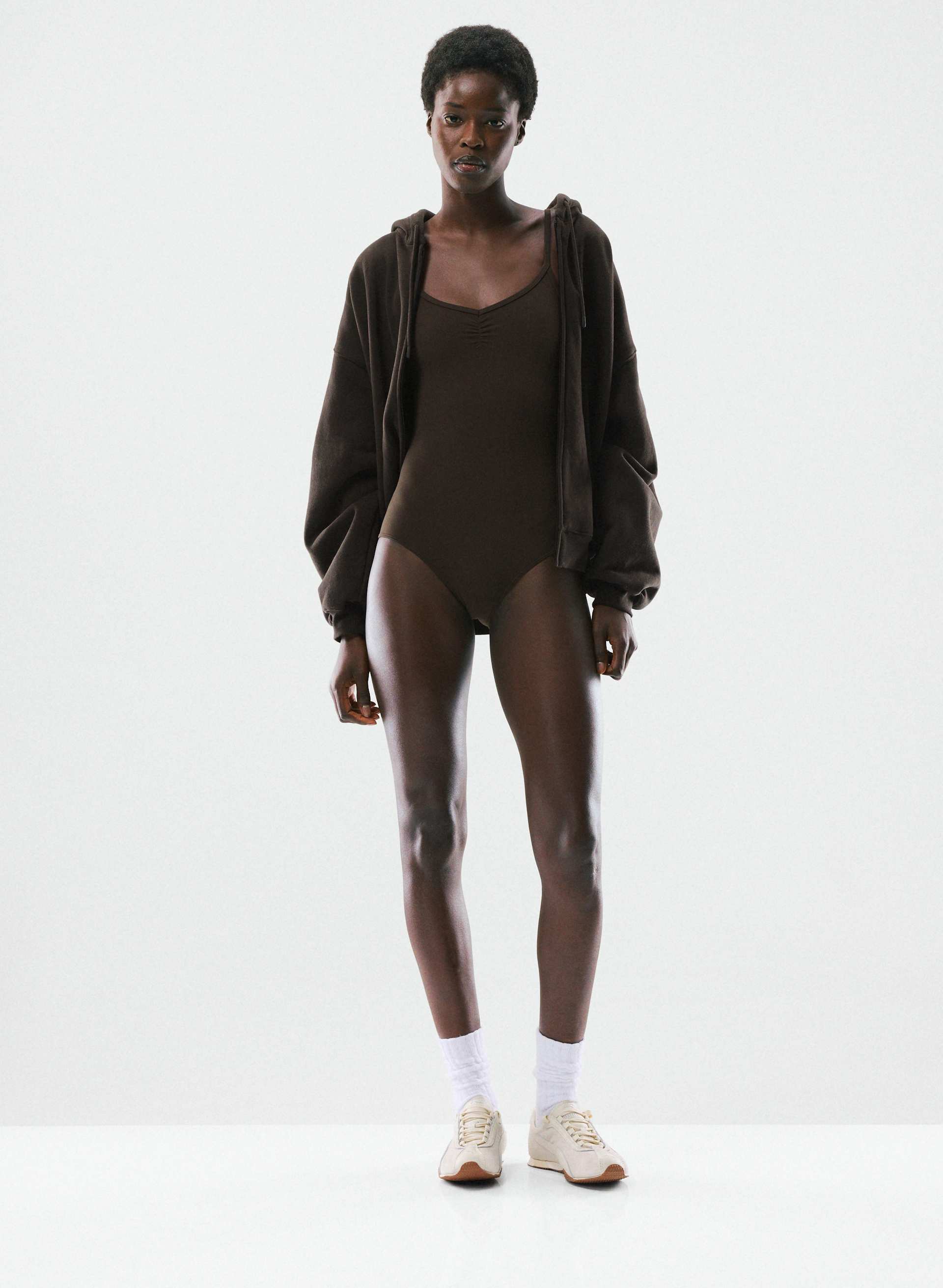 BUTTER GLISSADE CAMI BODYSUIT | Aritzia