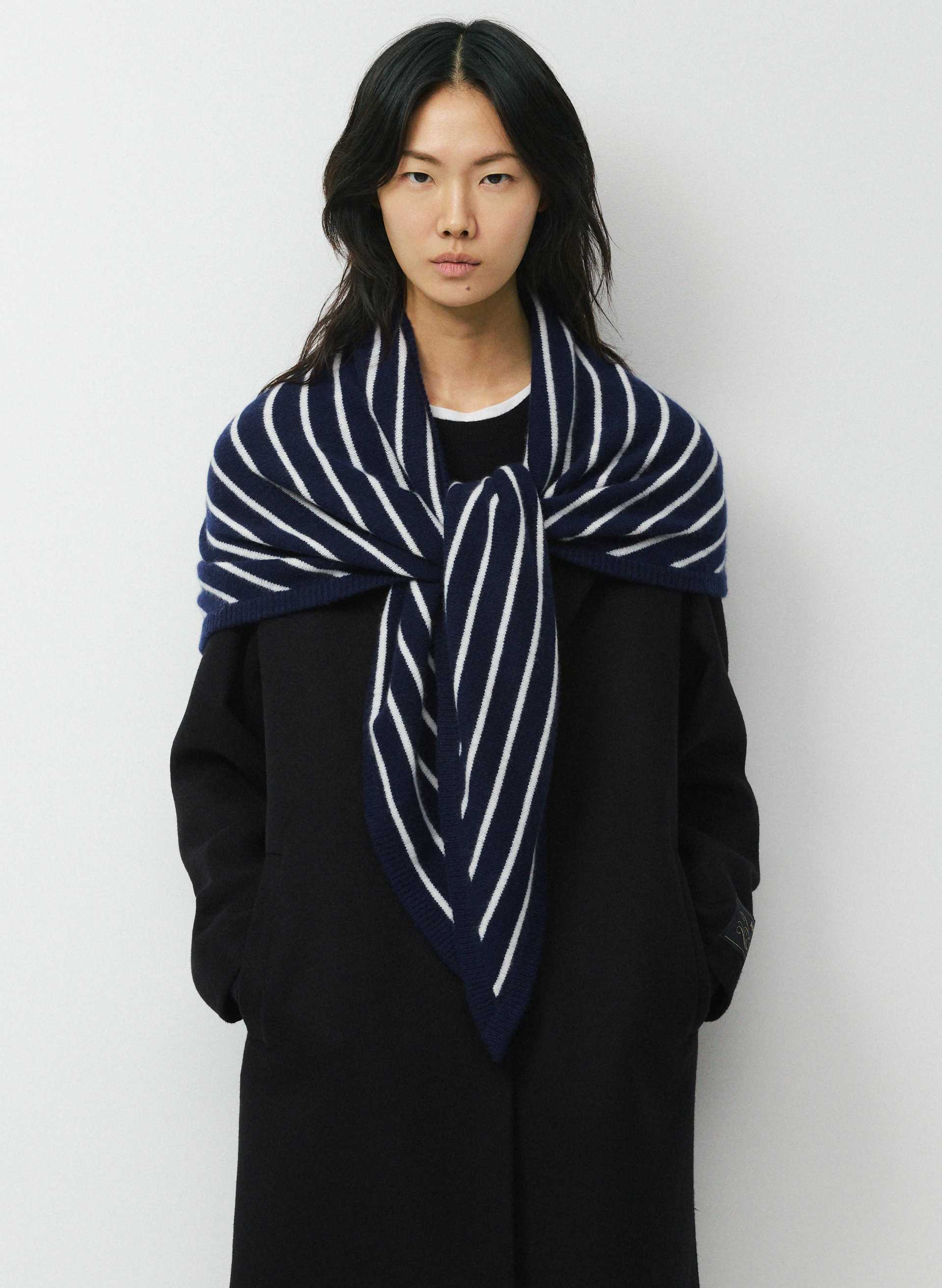Essential Cashmere Key Large Triangle Scarf | Aritzia US
