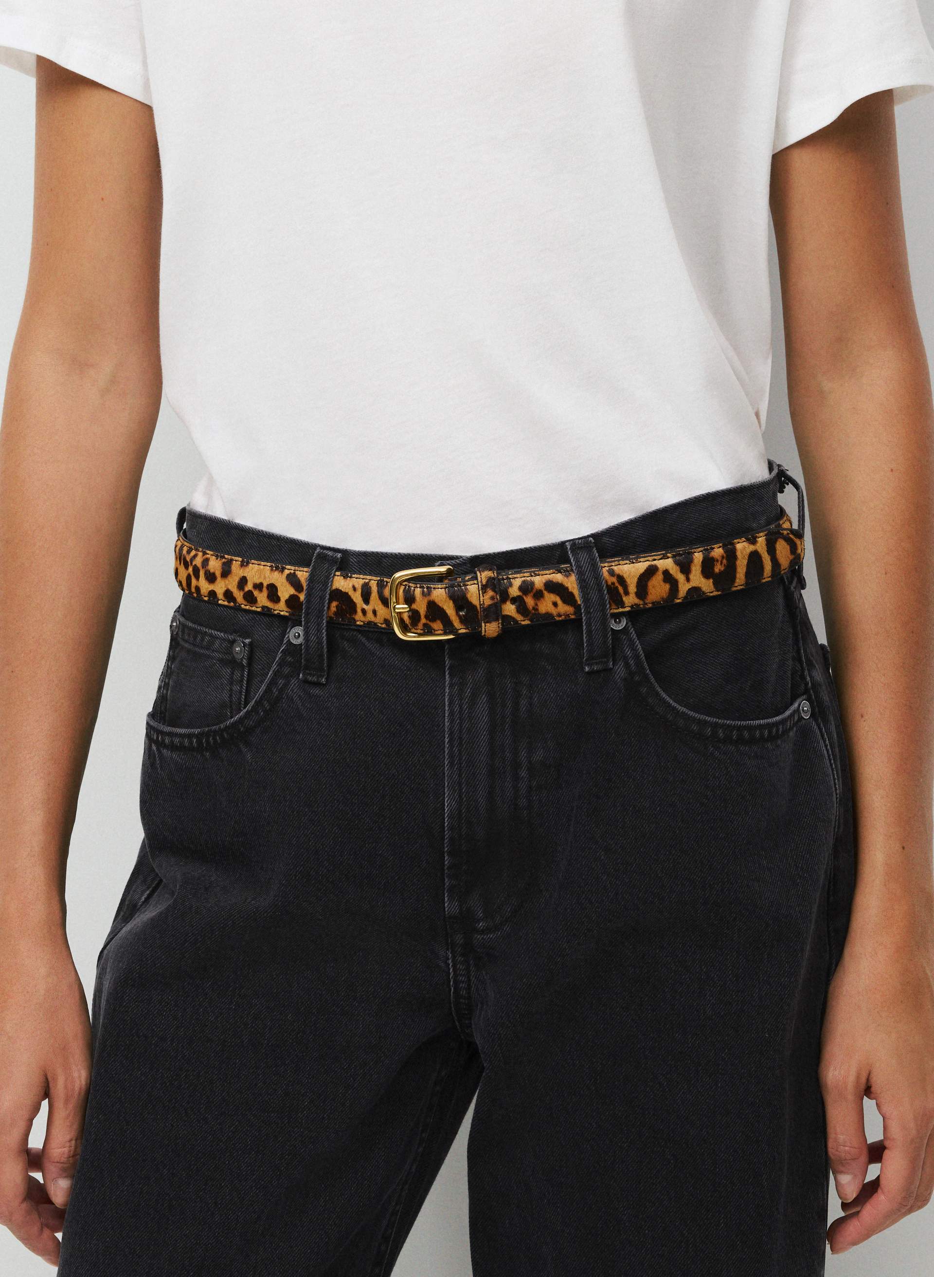 ESSENTIAL SOLID BRASS BELT | Aritzia