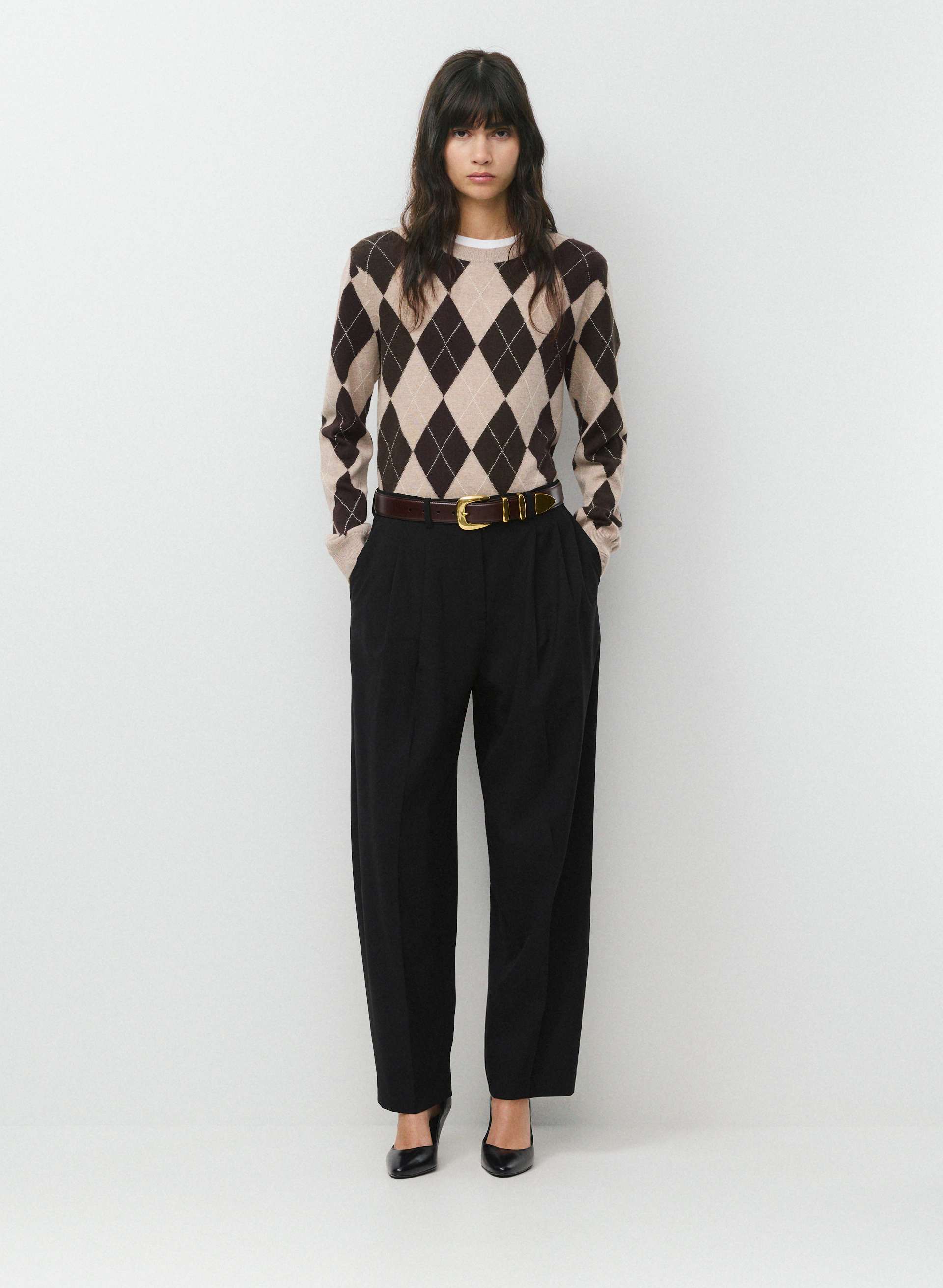 LEGENDARY SOLID BRASS LEATHER WIDE BELT | Aritzia