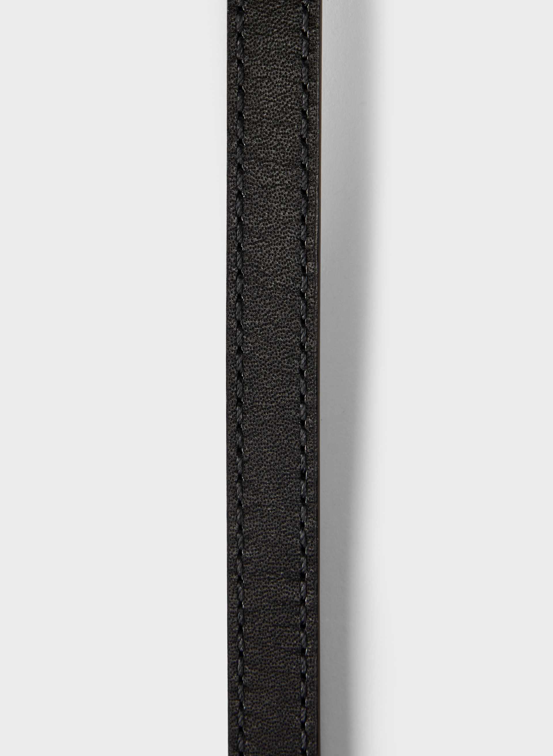 DESCENT SOLID BRASS LEATHER BELT | Aritzia