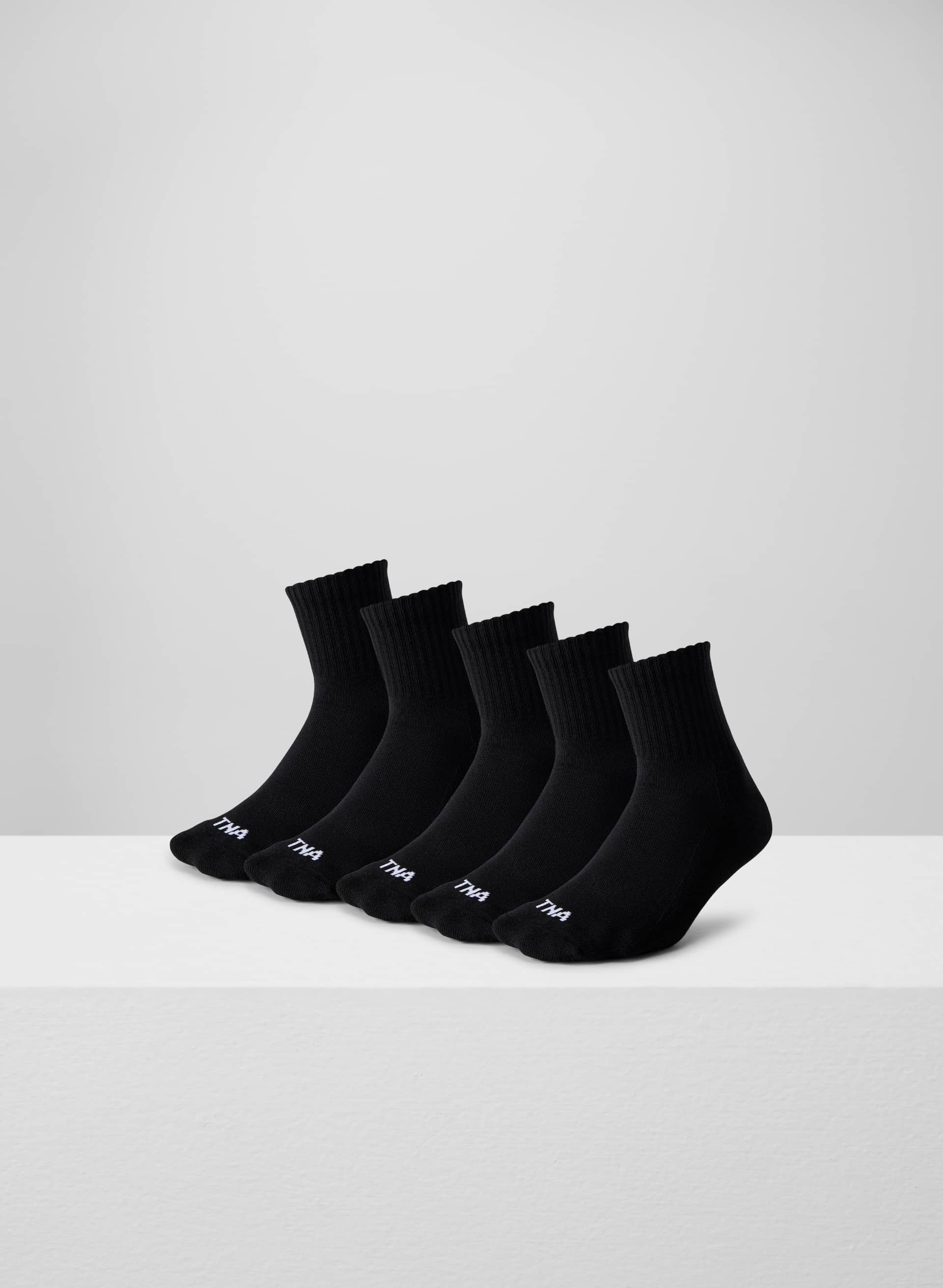 BEST-EVER ANKLE SOCK 5-PACK - Base Cotton™ everyday ankle socks, 5-pack. 