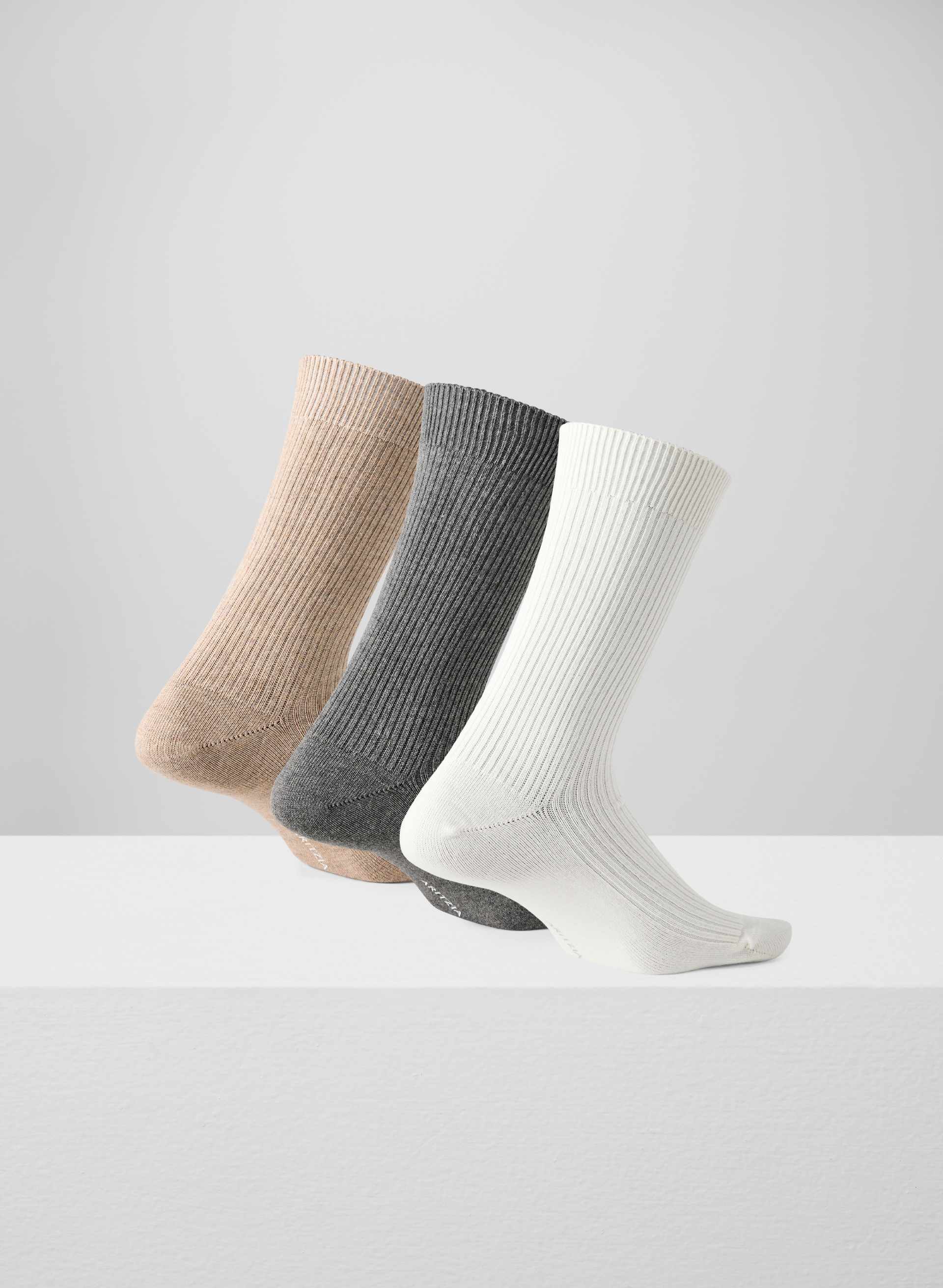 DAILY RIB CREW SOCK 3-PACK | Aritzia