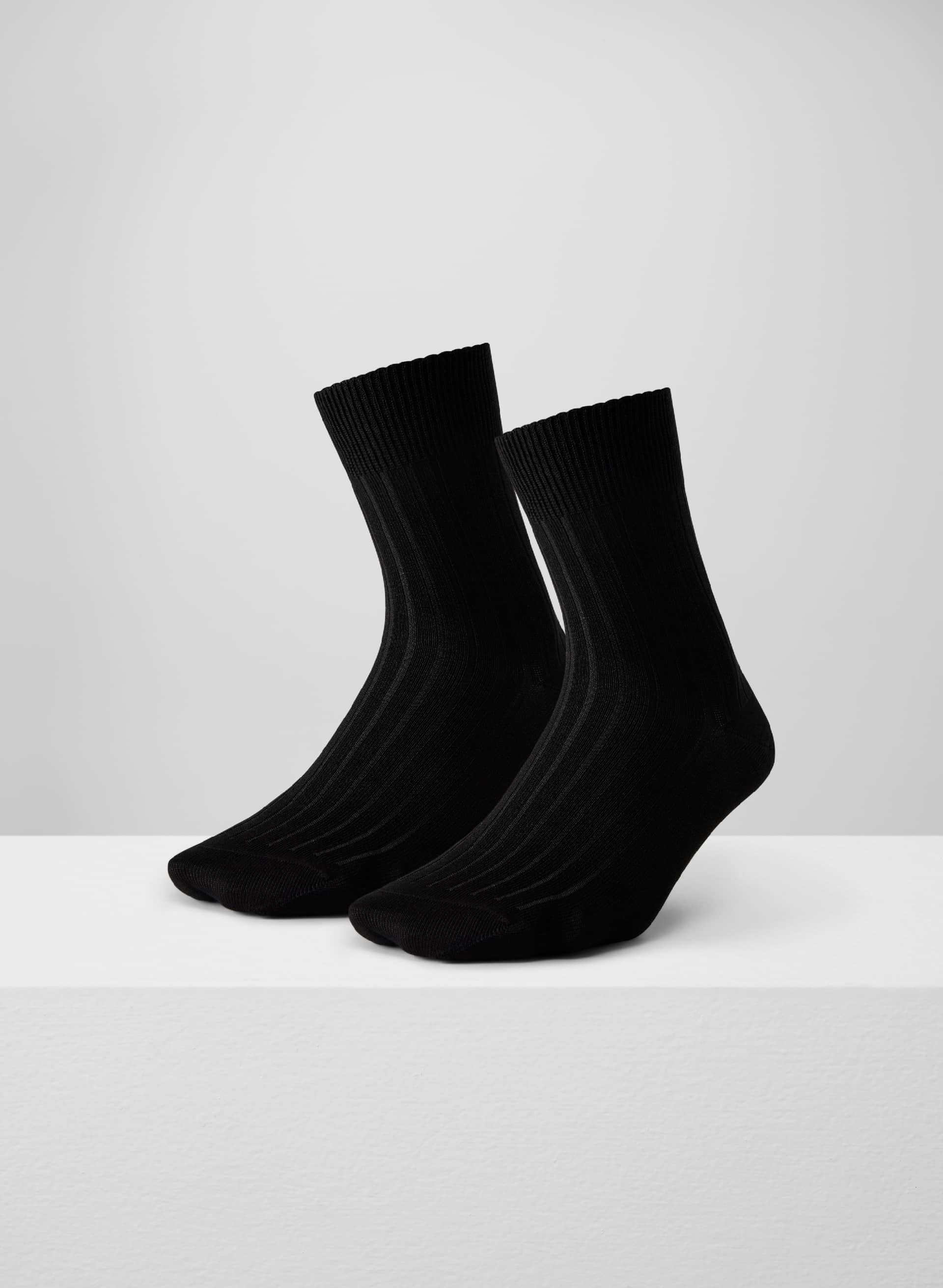 DRESSY WIDE RIB ANKLE SOCK 2-PACK | Aritzia