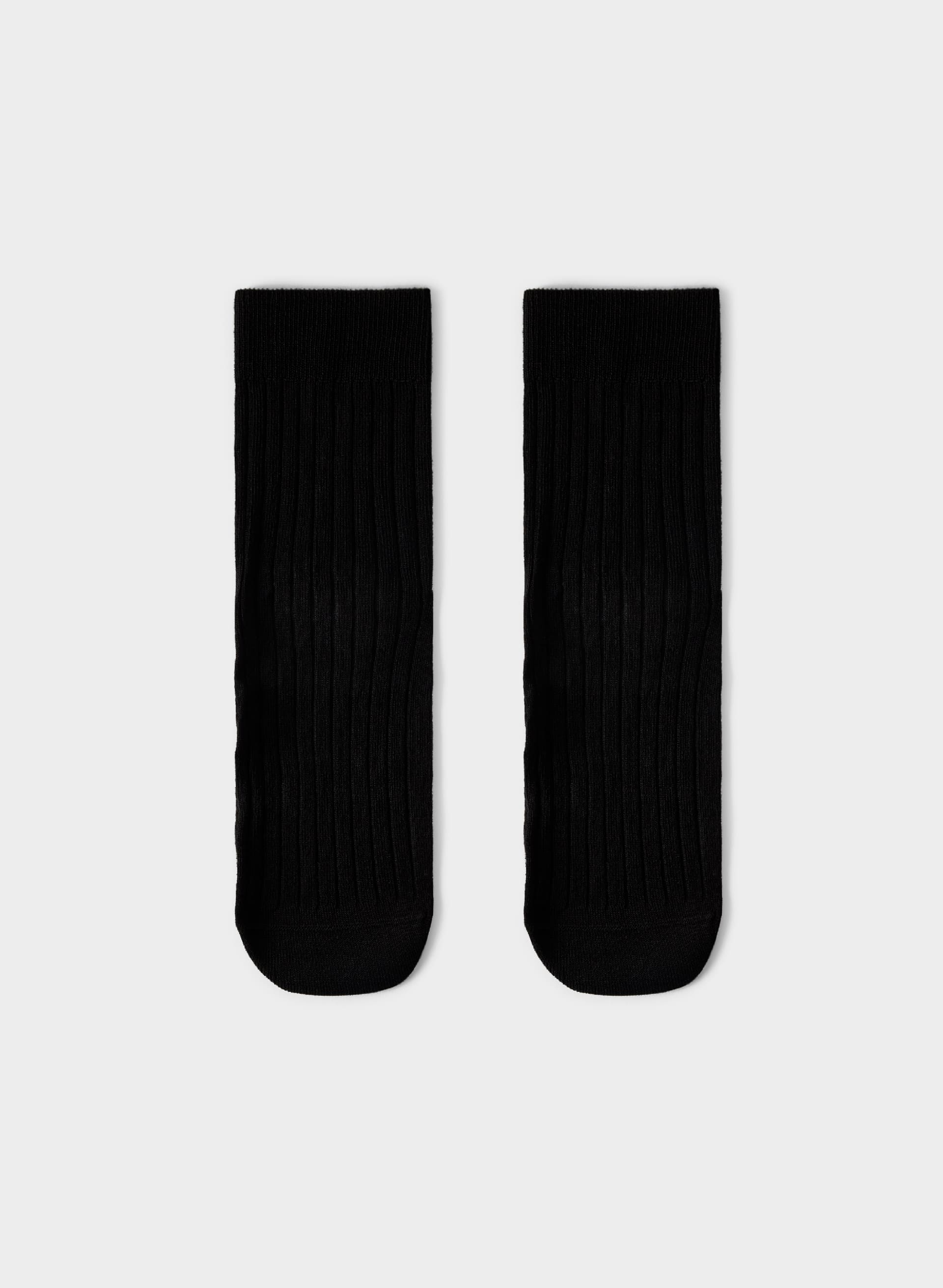 DRESSY WIDE RIB ANKLE SOCK 2-PACK | Aritzia