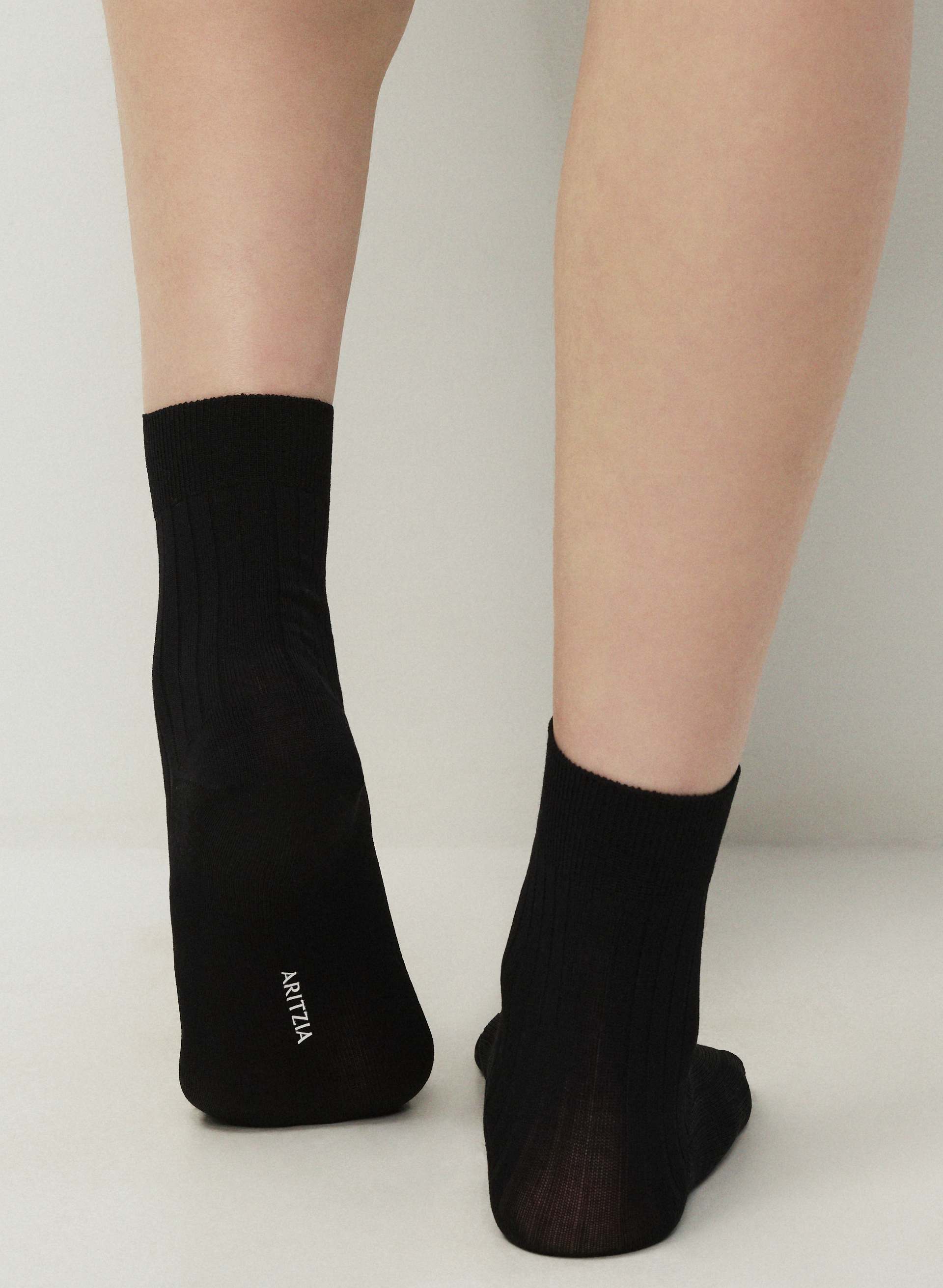 DRESSY WIDE RIB ANKLE SOCK 2-PACK | Aritzia