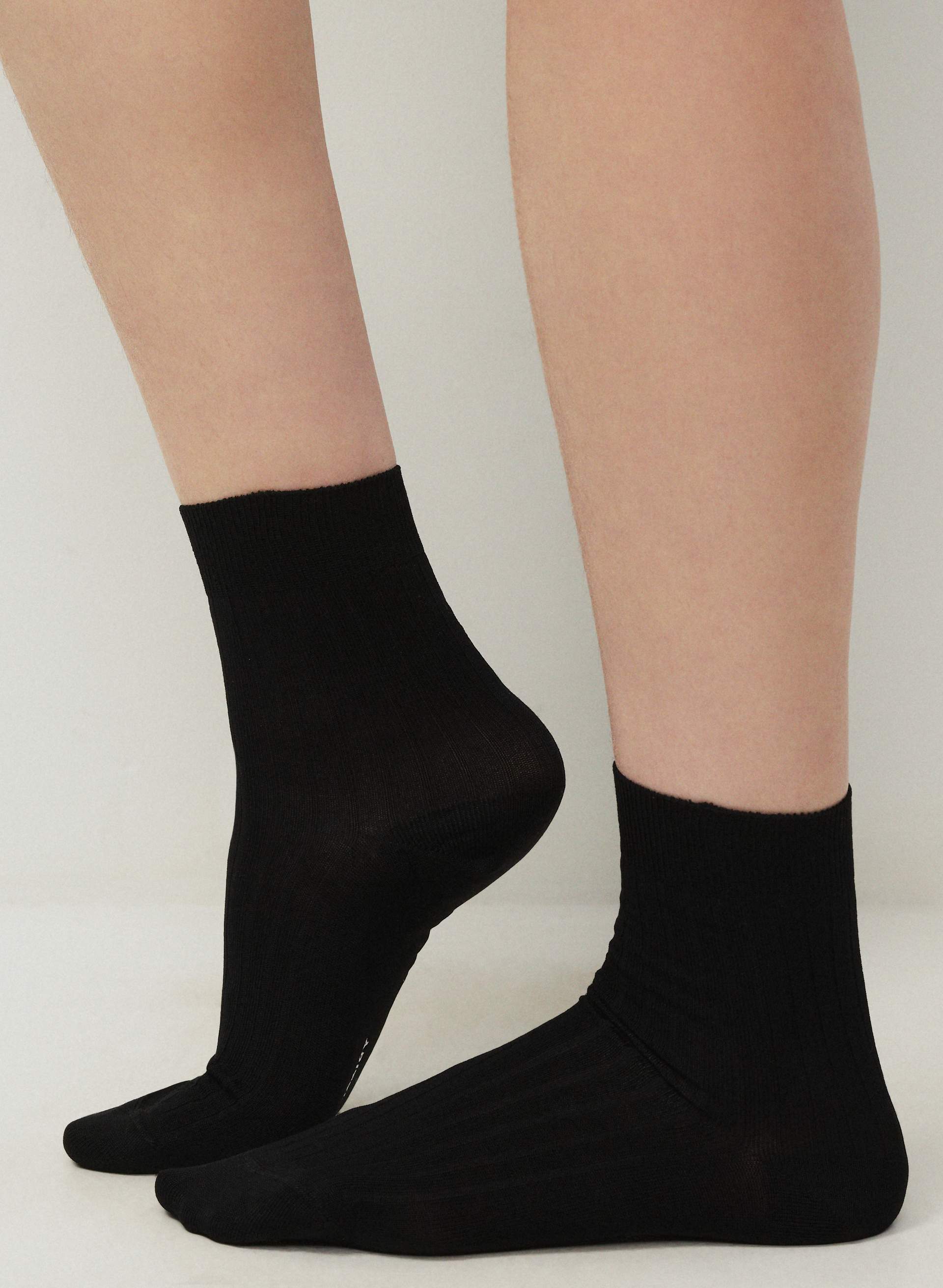 DRESSY WIDE RIB ANKLE SOCK 2-PACK | Aritzia
