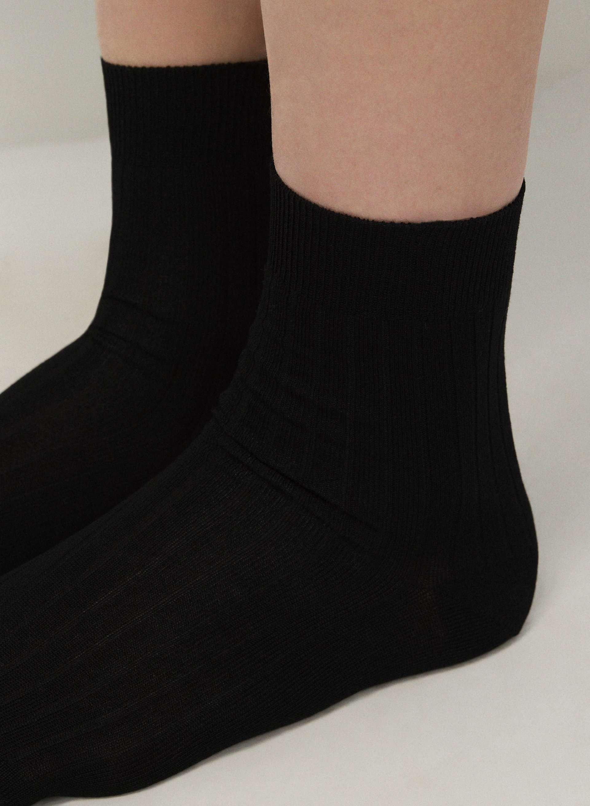 DRESSY WIDE RIB ANKLE SOCK 2-PACK | Aritzia
