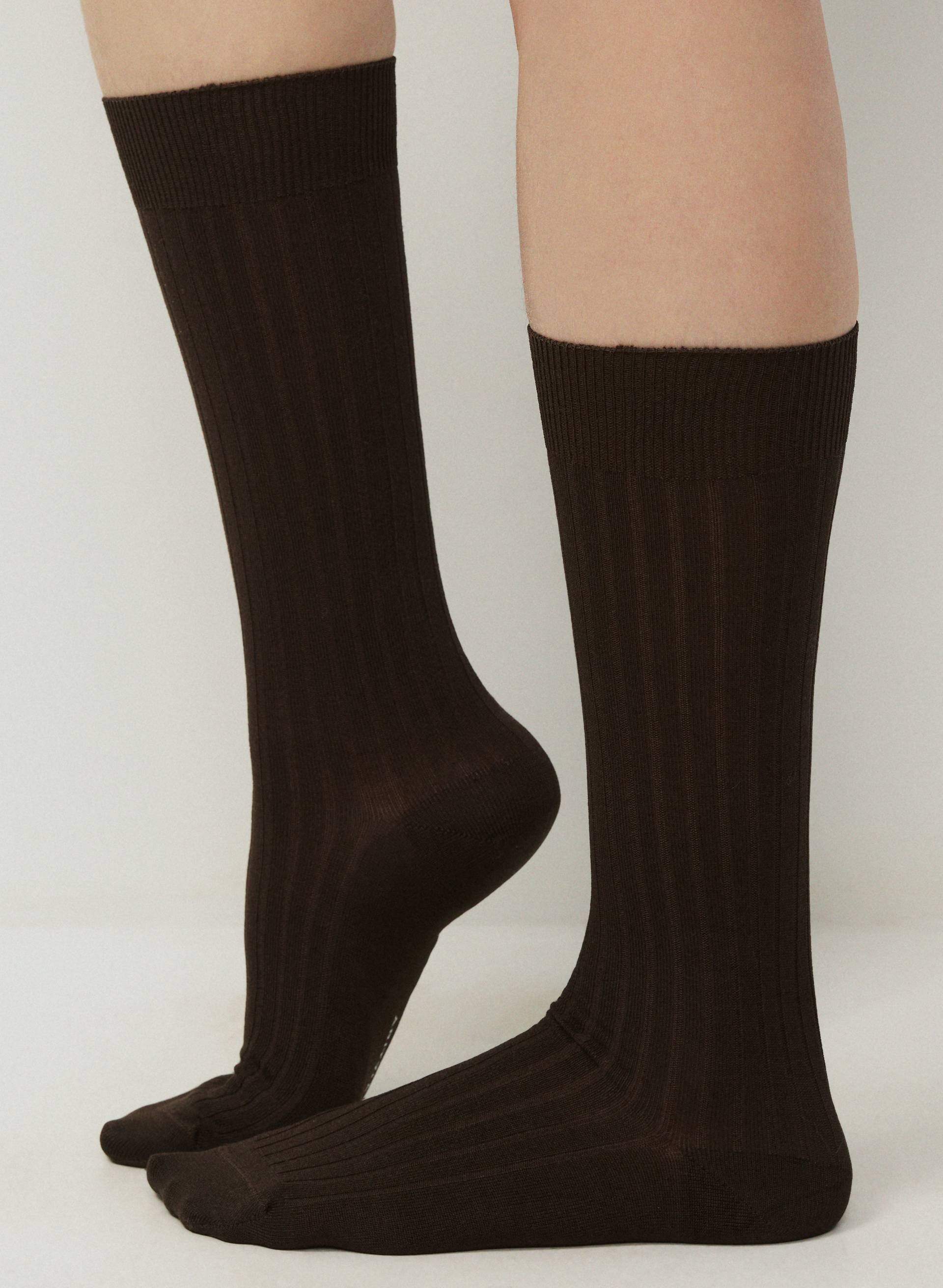 DRESSY WIDE RIB MID-CALF SOCK 2-PACK | Aritzia