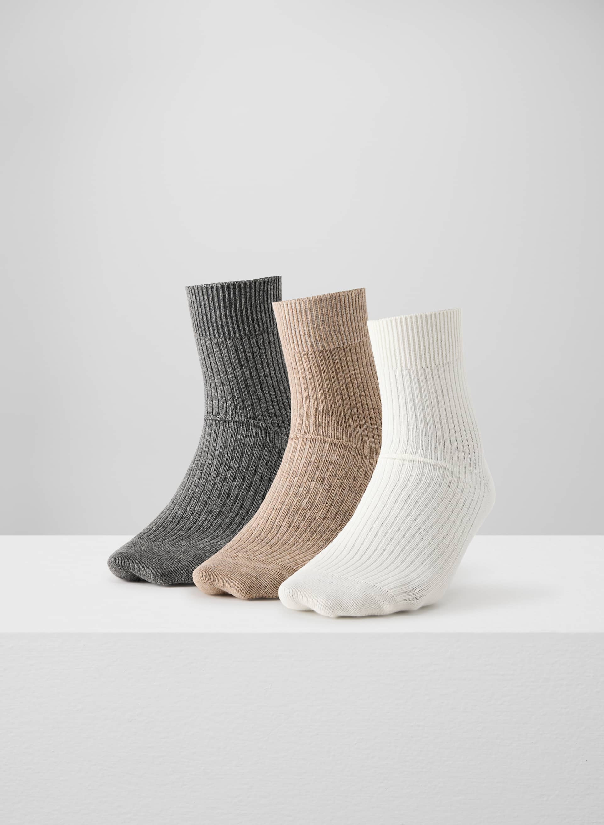 DAILY RIB ANKLE SOCK 3-PACK | Aritzia