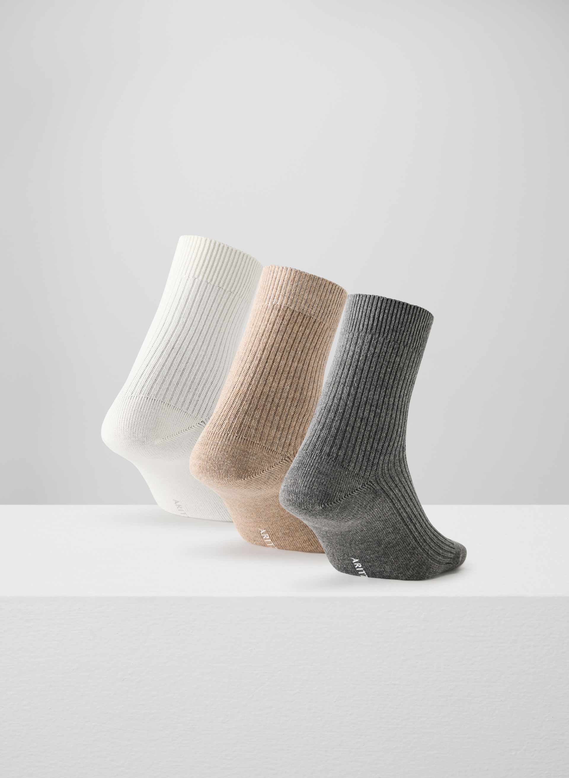 DAILY RIB ANKLE SOCK 3-PACK | Aritzia