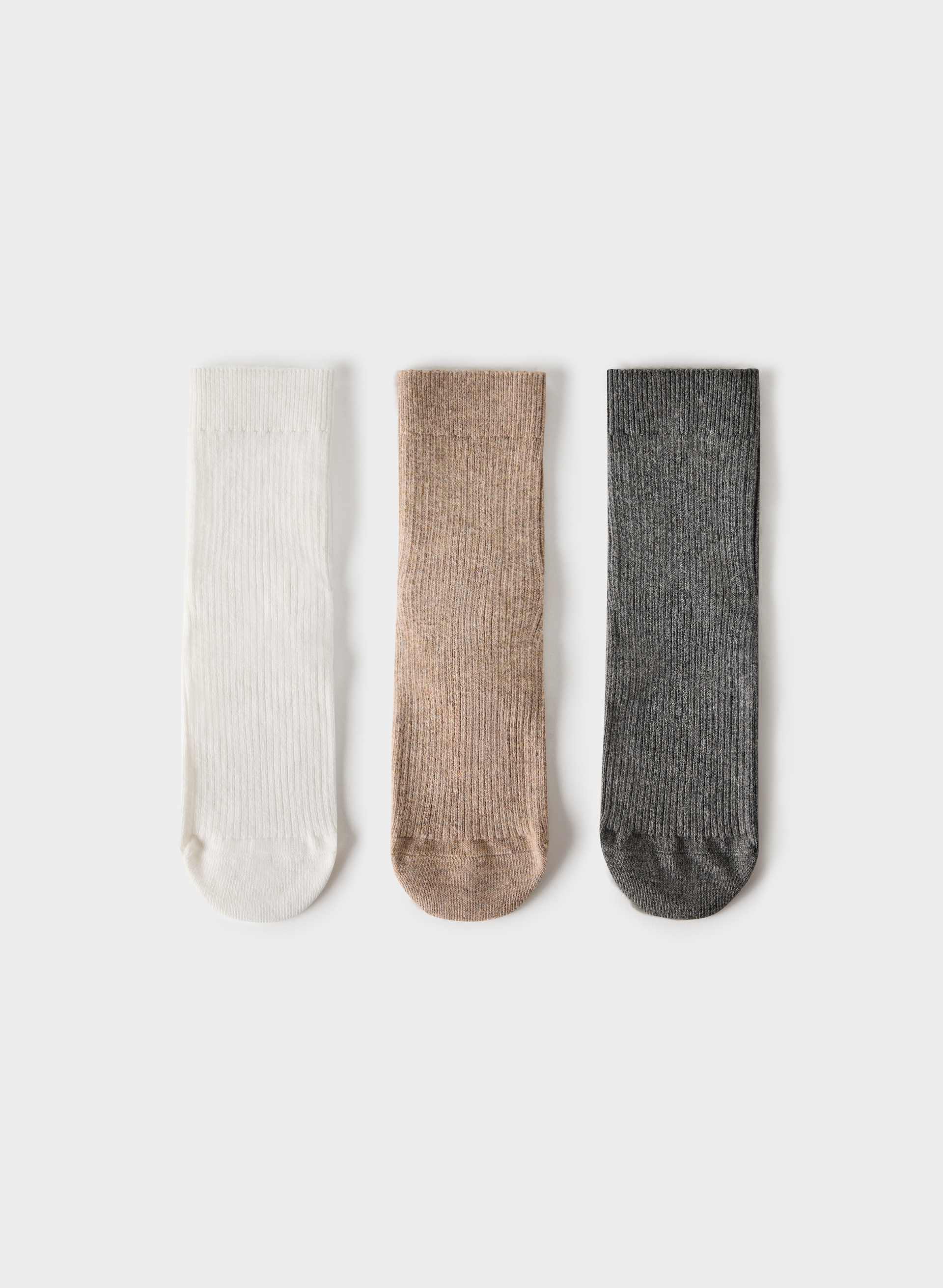 DAILY RIB ANKLE SOCK 3-PACK | Aritzia