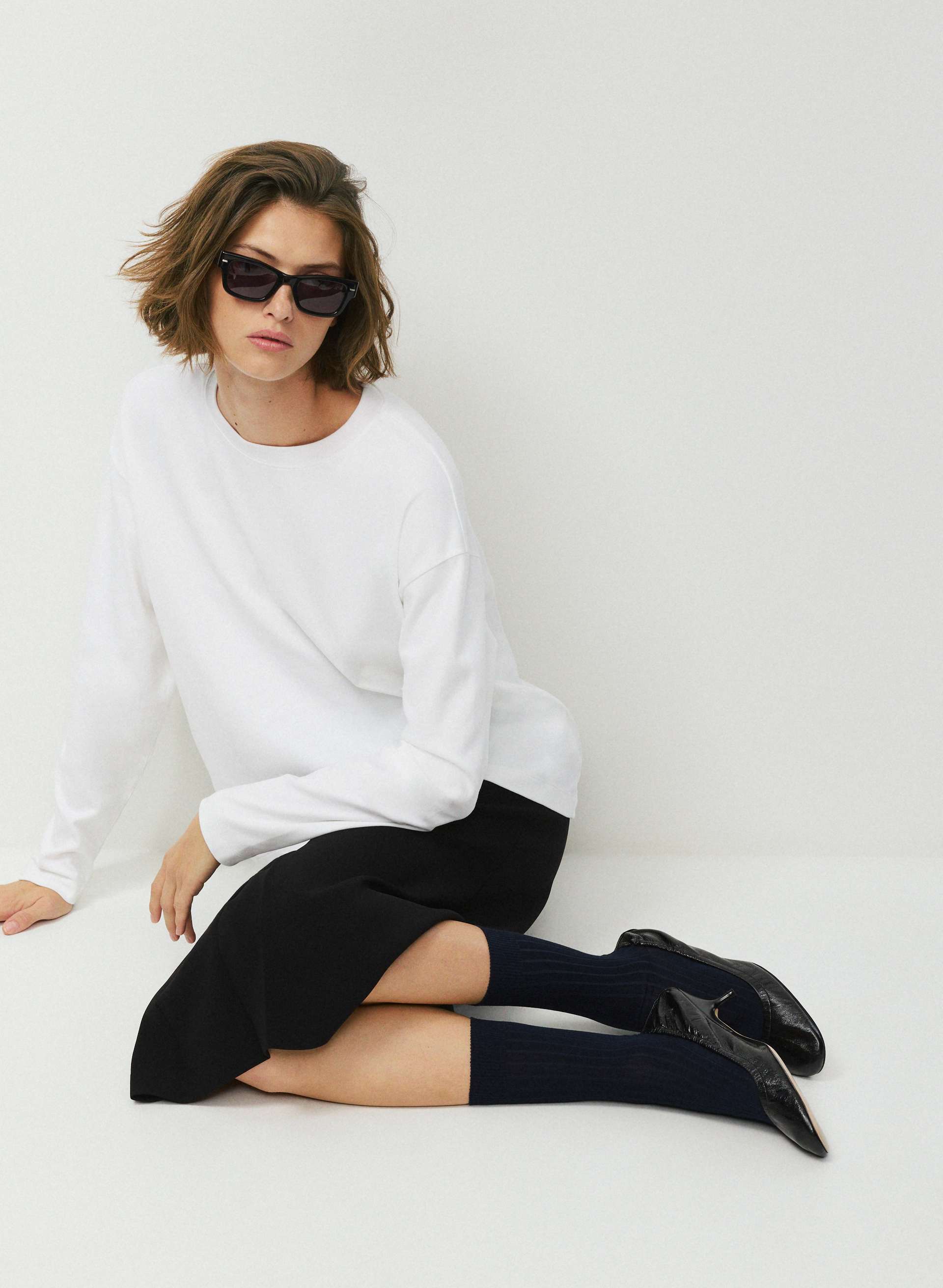 DRESSY WIDE RIB CREW SOCK 2-PACK | Aritzia