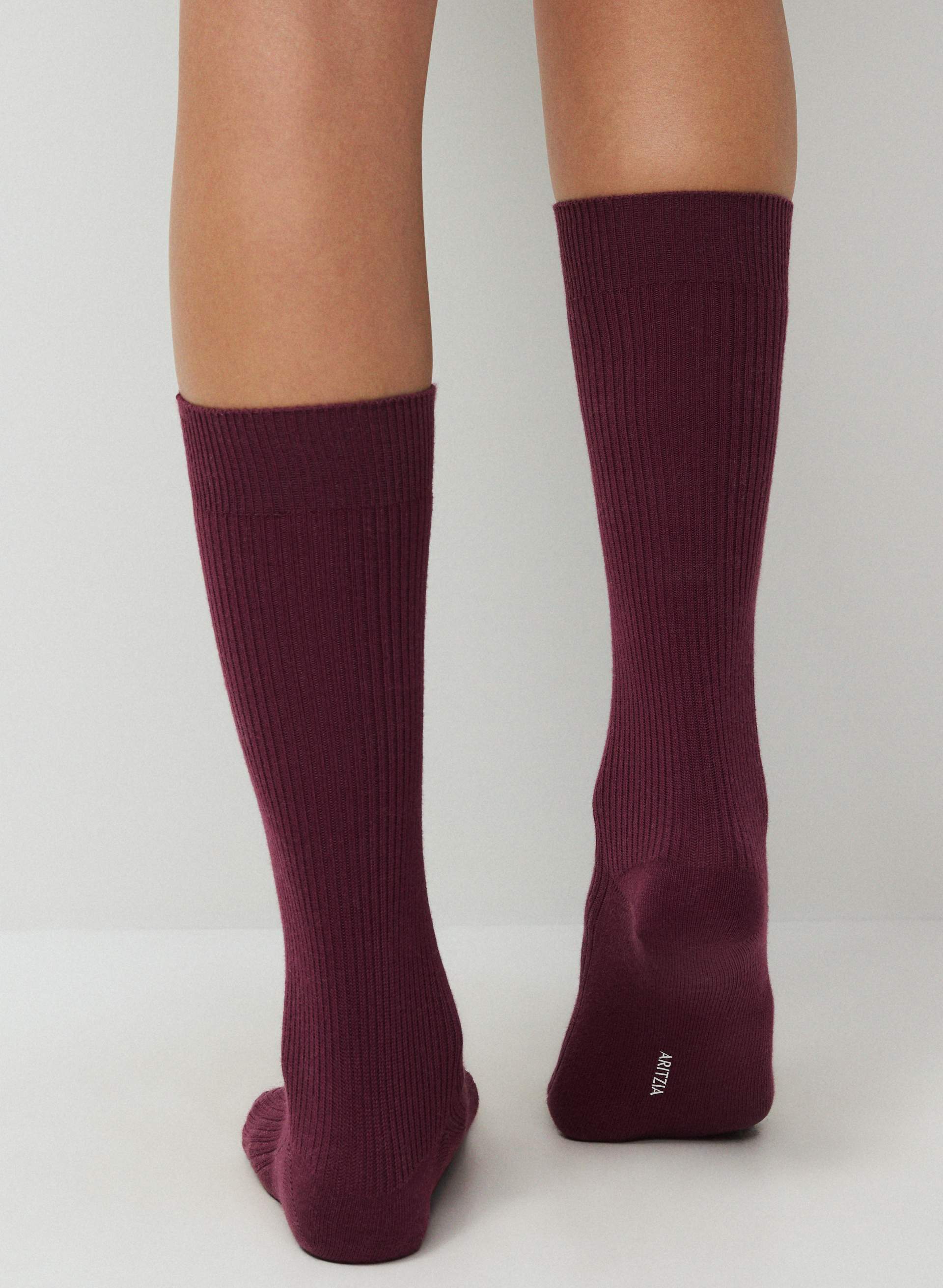 DAILY RIB MID-CALF SOCK 3-PACK | Aritzia