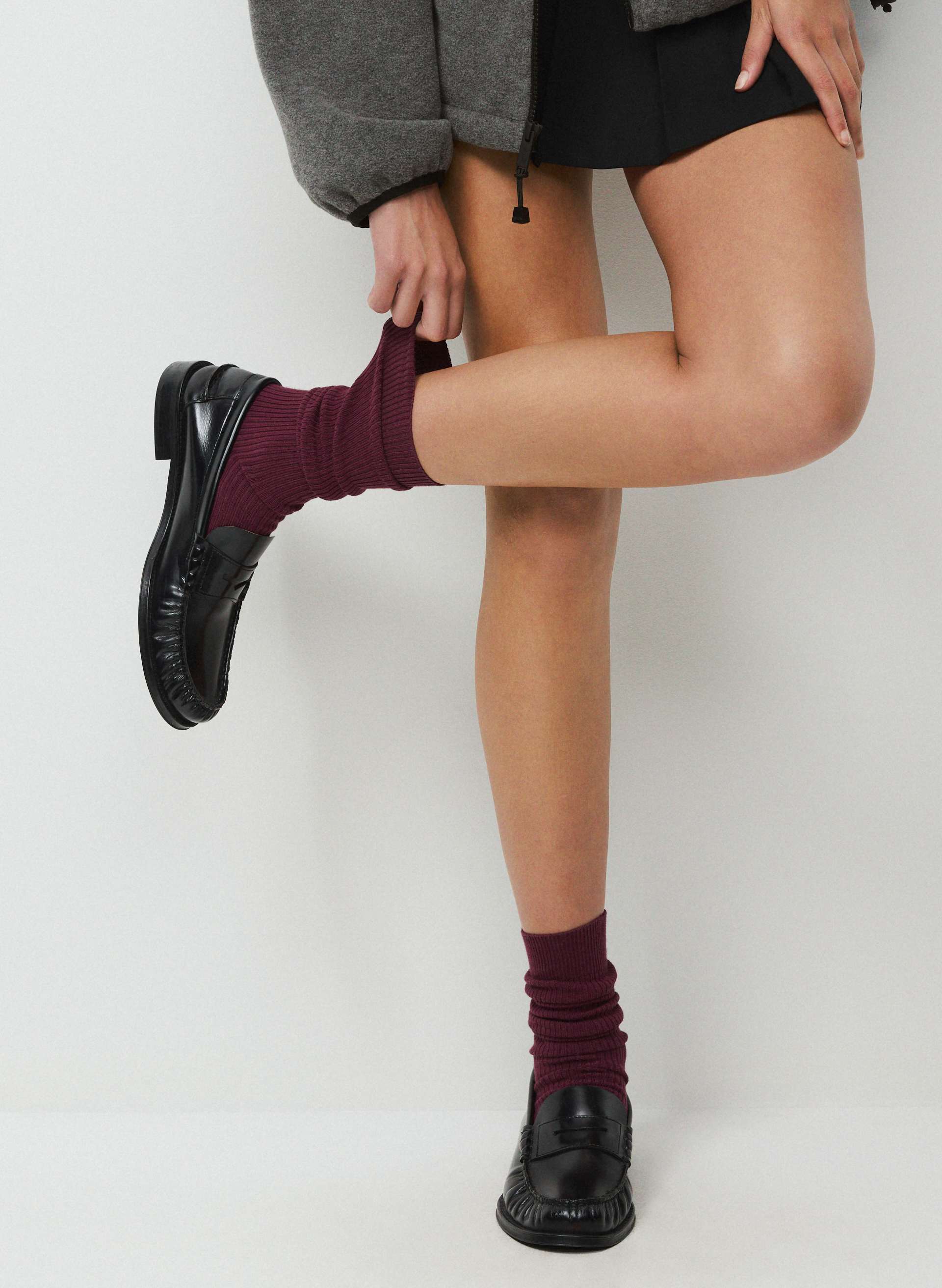 DAILY RIB MID-CALF SOCK 3-PACK | Aritzia