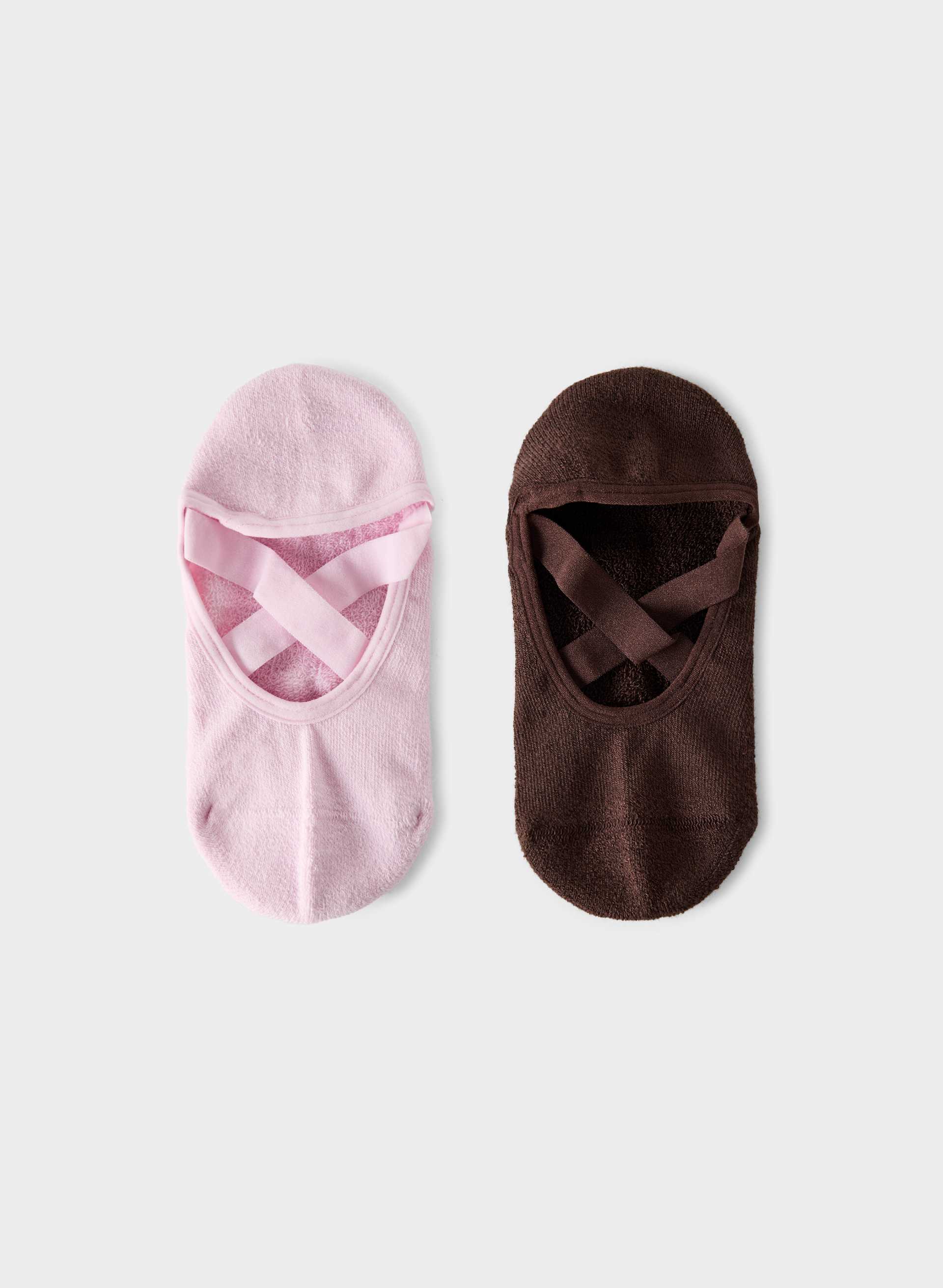 STABILITY GRIP NO-SHOW SOCK 2-PACK | Aritzia
