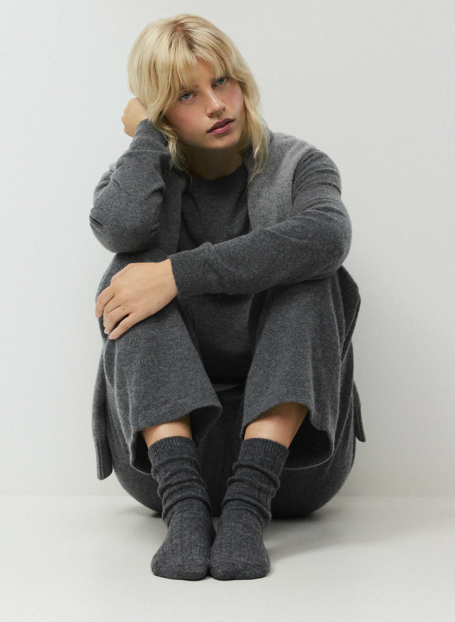 HAVEN WOOL CASHMERE CREW SOCK | Aritzia