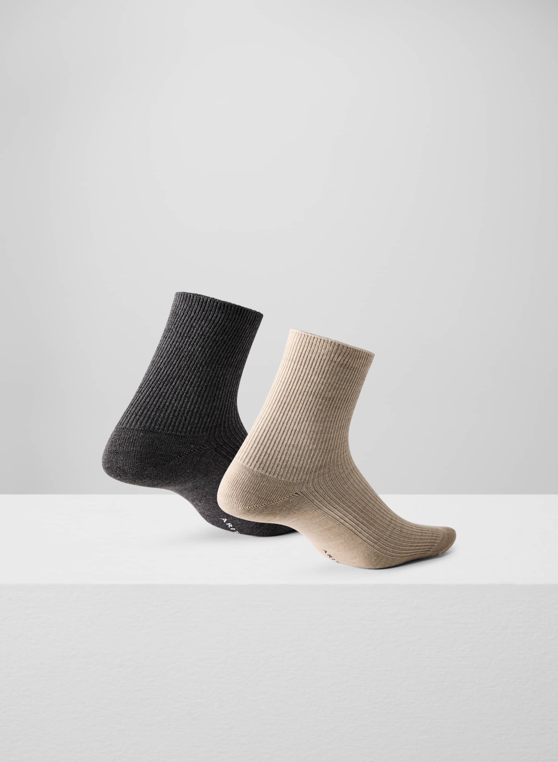 DAILY RIB ANKLE SOCK 2-PACK | Aritzia