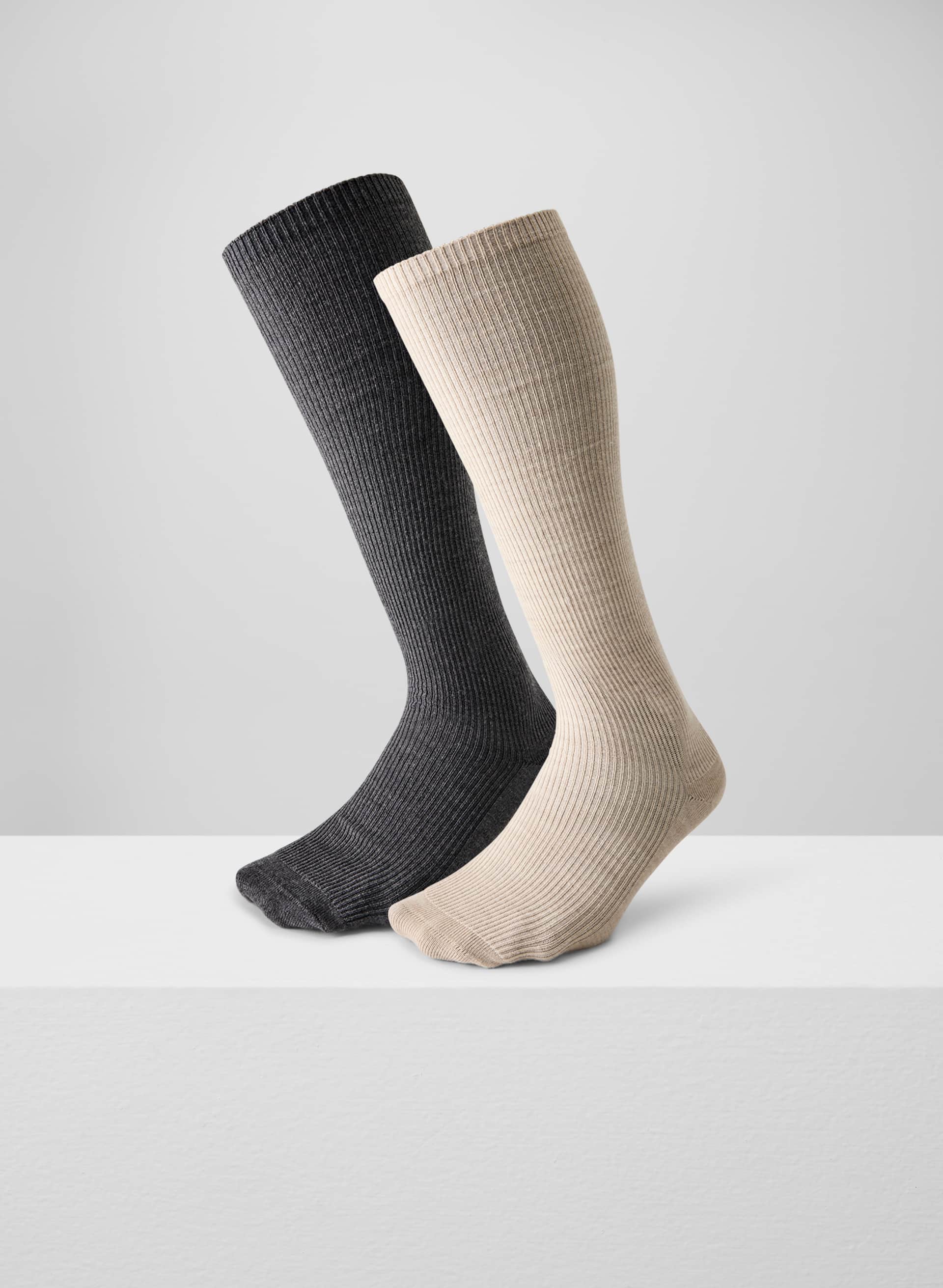 DAILY RIB KNEE-HIGH SOCK 2-PACK | Aritzia