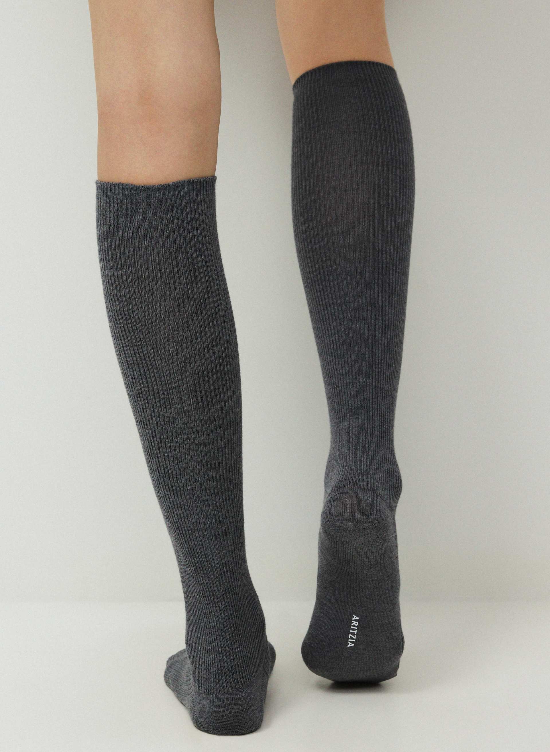 DAILY RIB KNEE-HIGH SOCK 2-PACK | Aritzia