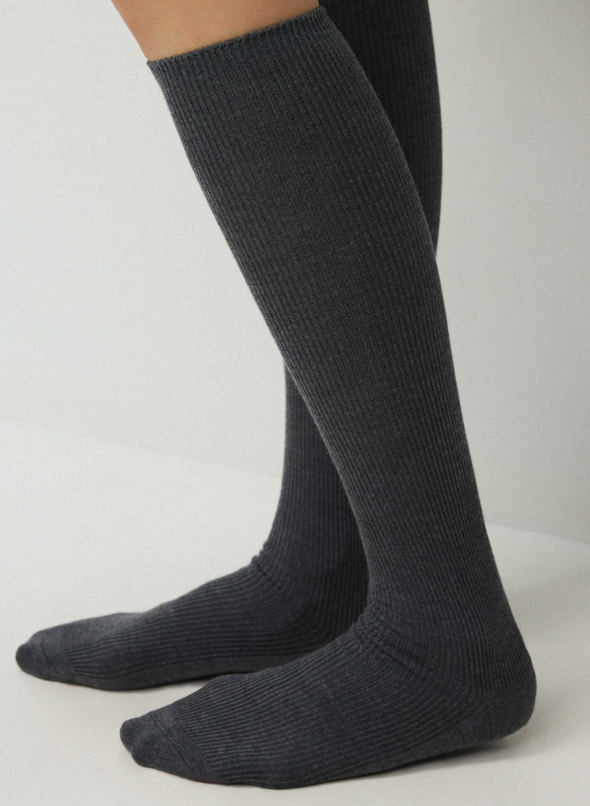 DAILY RIB KNEE-HIGH SOCK 2-PACK | Aritzia