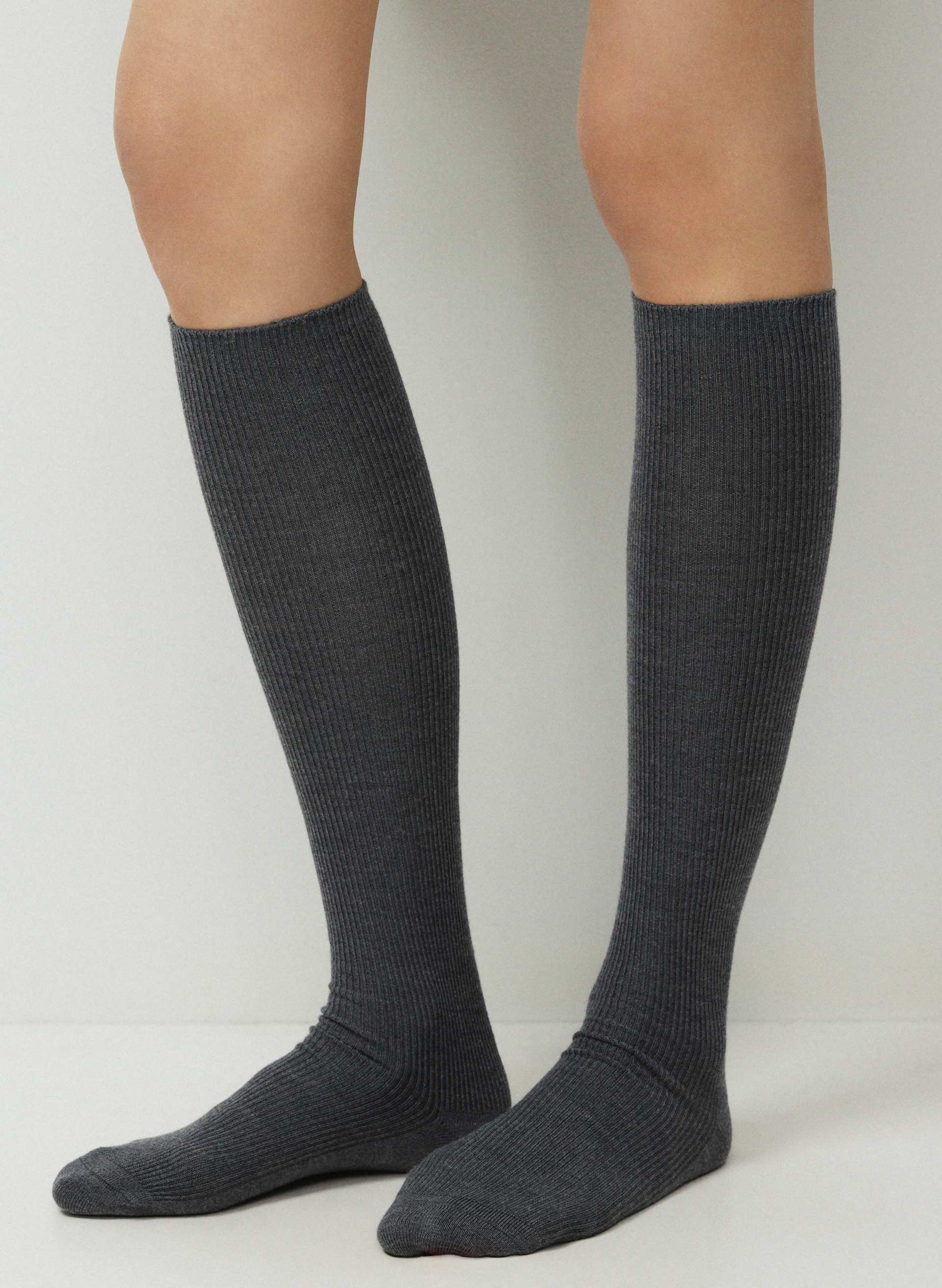 DAILY RIB KNEE-HIGH SOCK 2-PACK | Aritzia