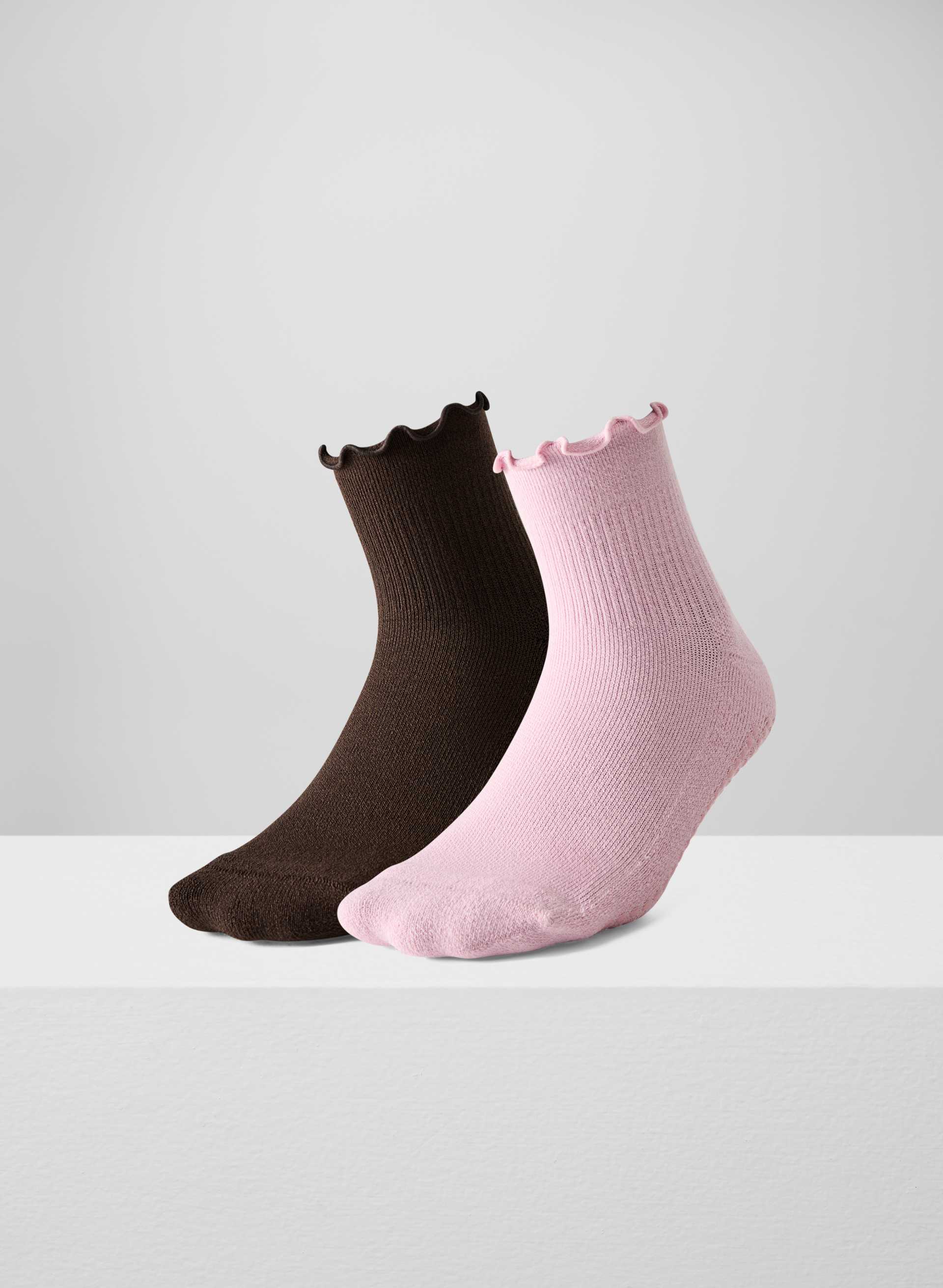 SOFTSET™ ARTICULATE GRIP ANKLE SOCK 2-PACK | Aritzia
