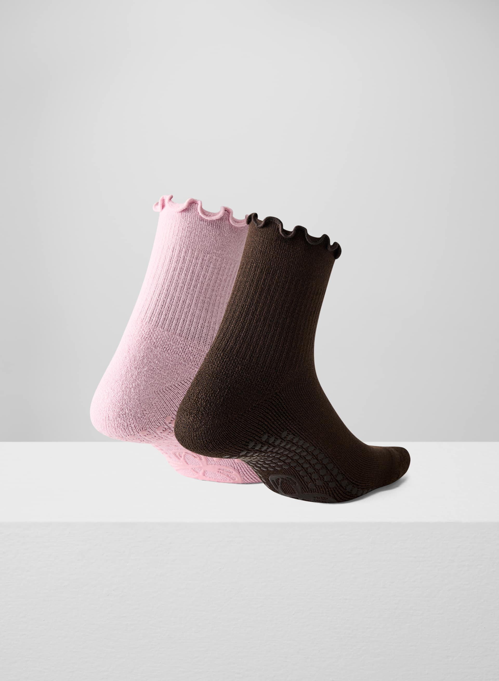 SOFTSET™ ARTICULATE GRIP ANKLE SOCK 2-PACK | Aritzia