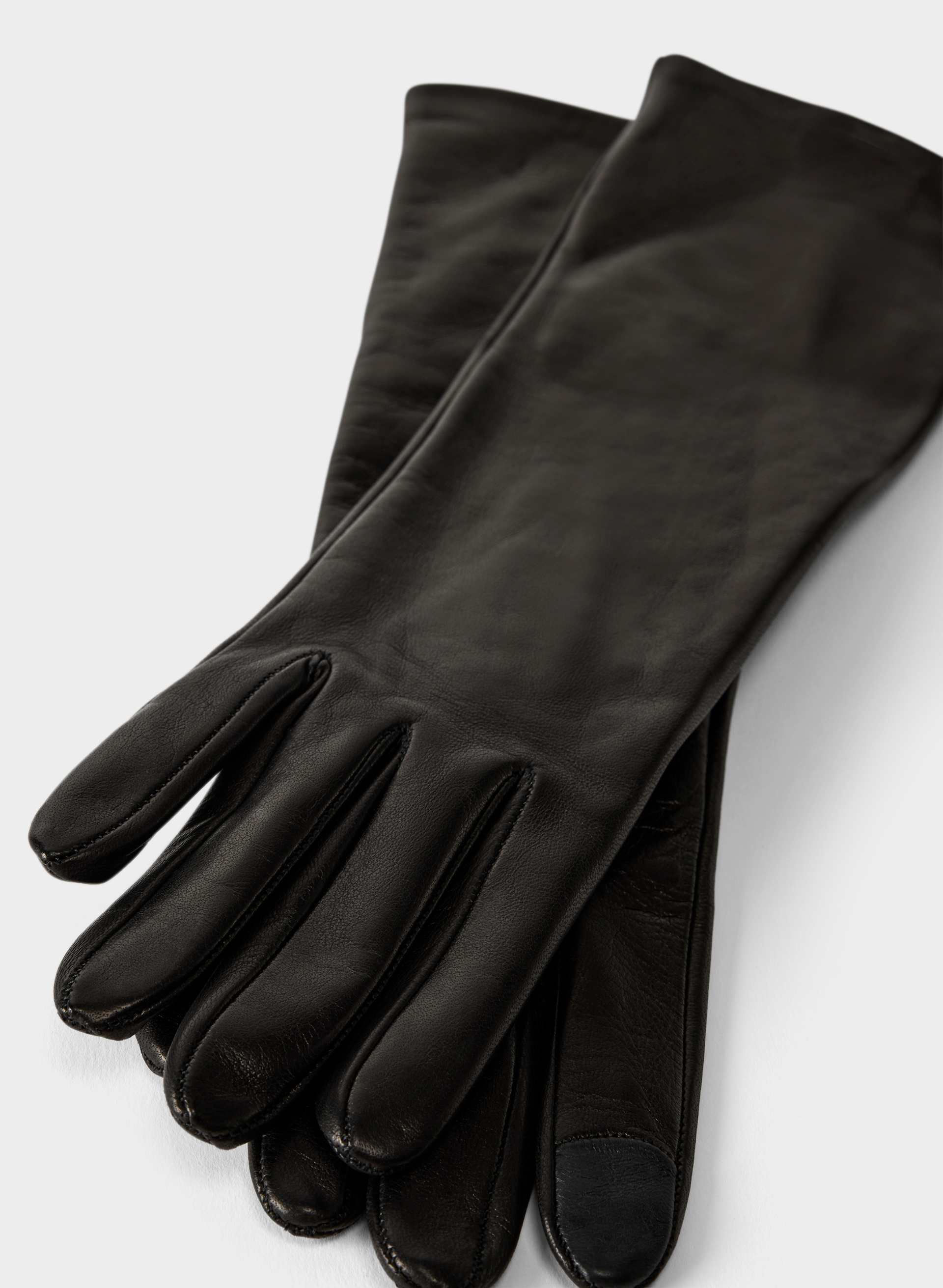 RENOWN LEATHER LONG GLOVES | Aritzia