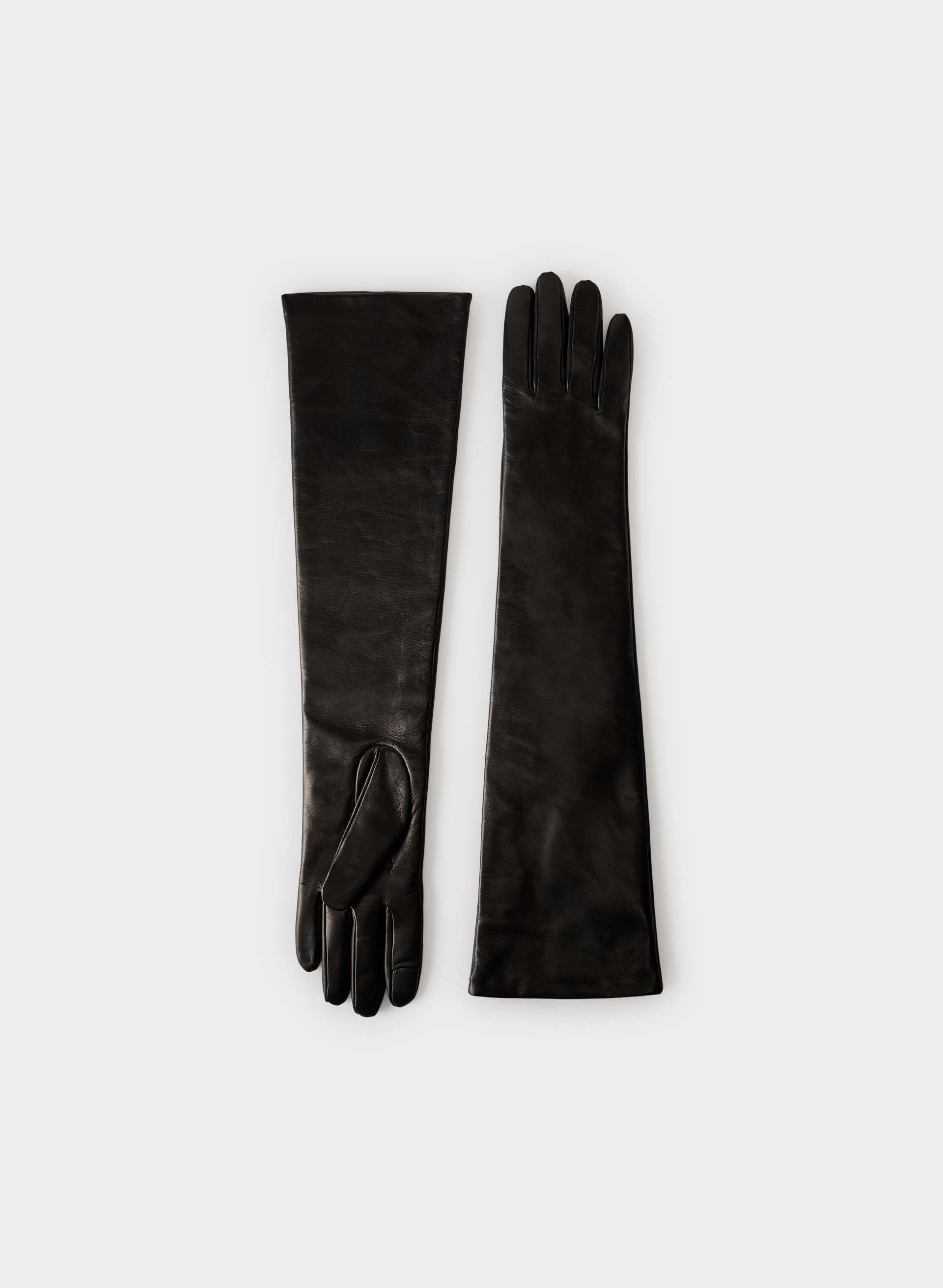RENOWN LEATHER EXTRA-LONG GLOVES | Aritzia