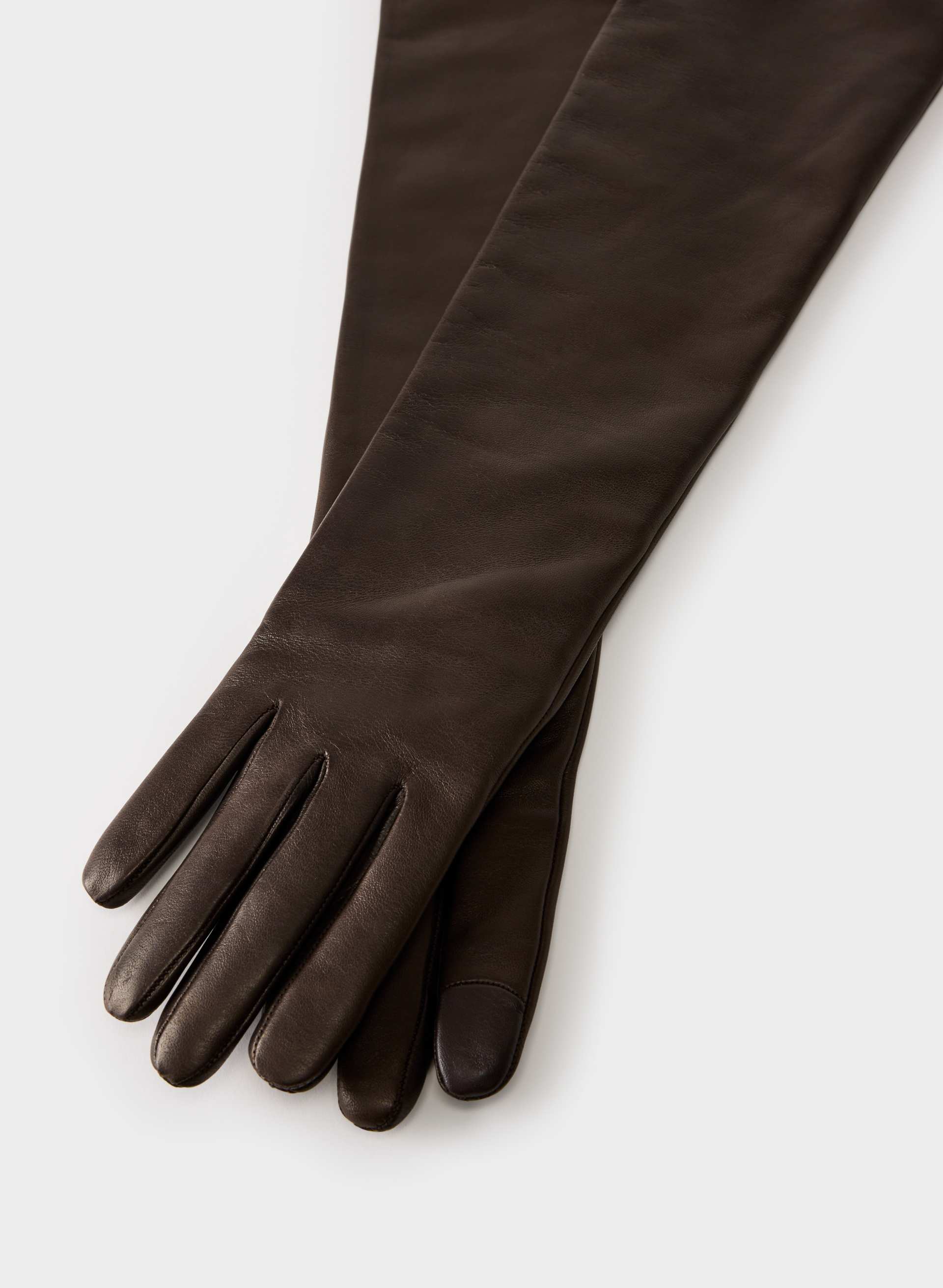RENOWN LEATHER EXTRA-LONG GLOVES | Aritzia