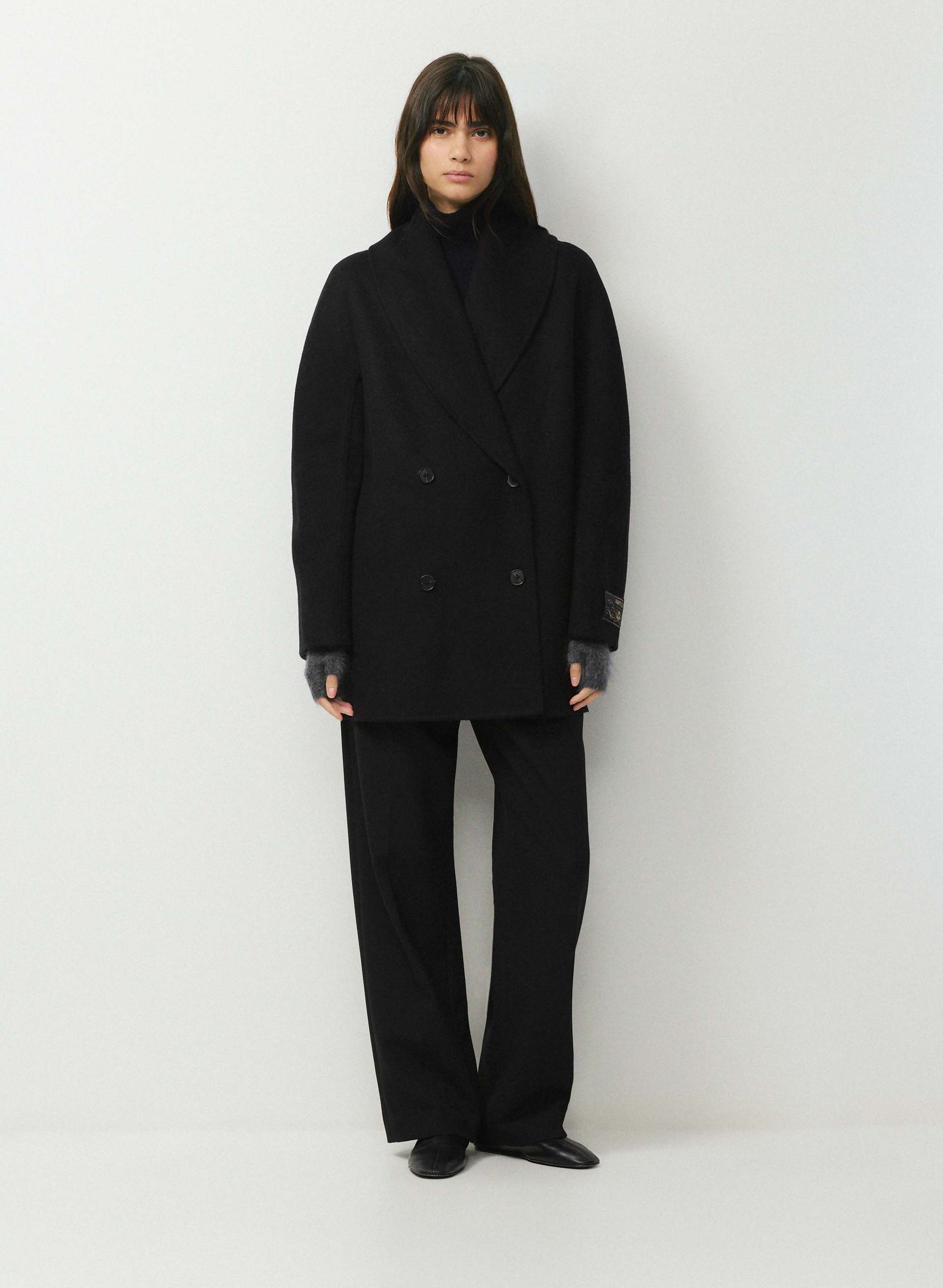 BRUSHED WOOL CASHMERE HARMONY GLOVES | Aritzia