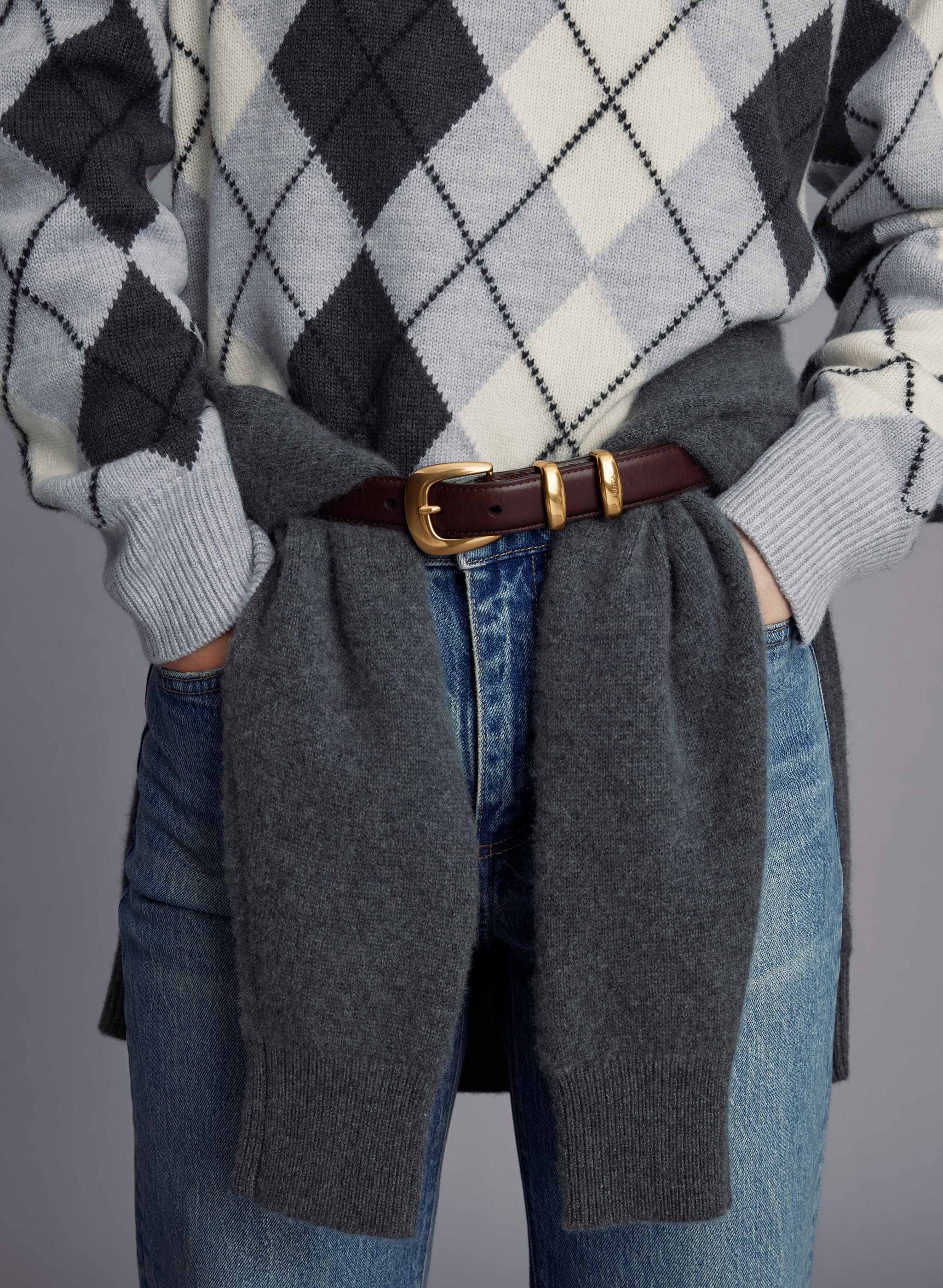 LEGENDARY SOLID BRASS BELT - SMOOTH LEATHER - Smooth 100% leather belt with solid brass western buckle. 
