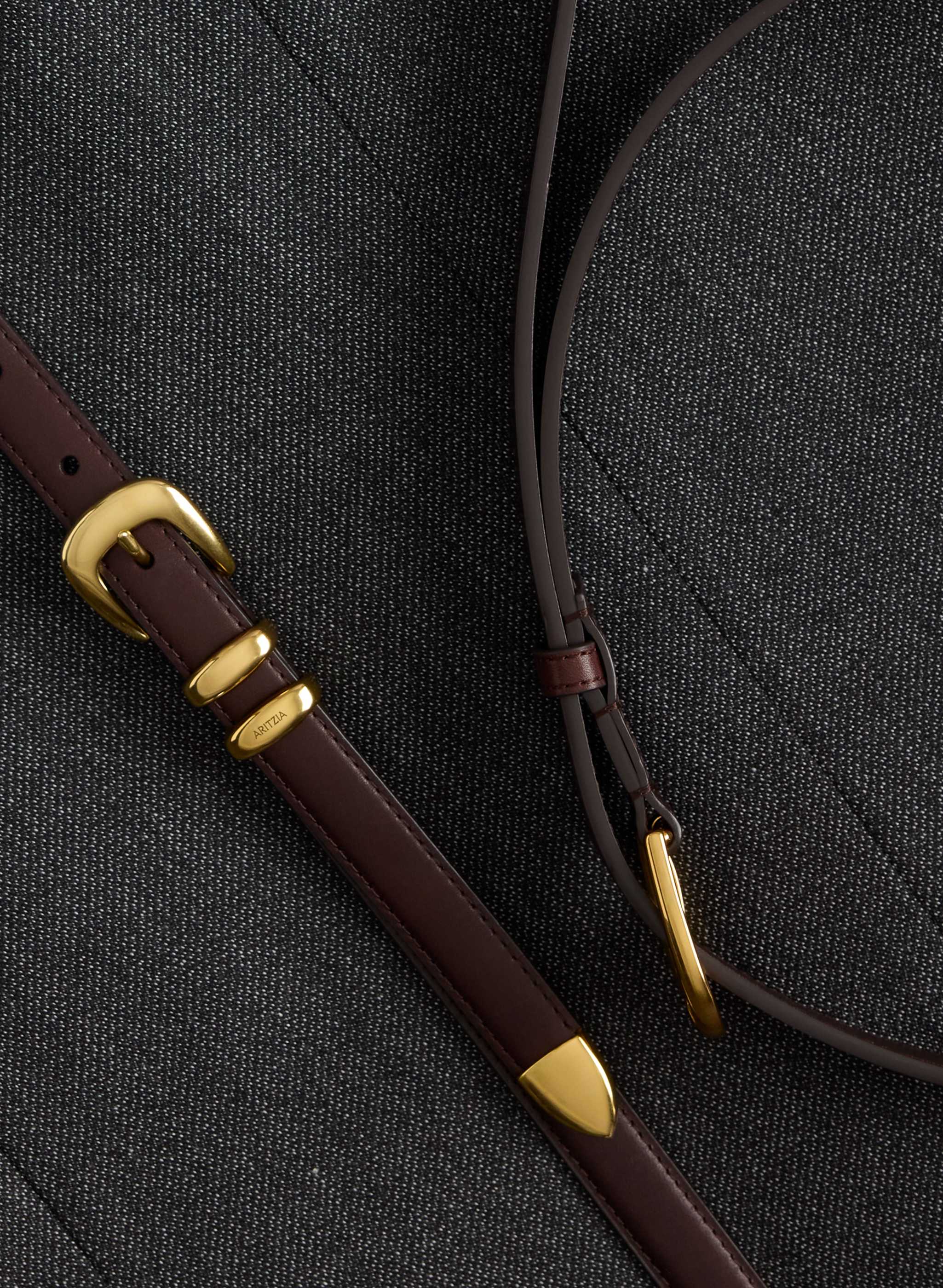 LEGENDARY SOLID BRASS LEATHER SLIM BELT - Smooth 100% leather slim belt with solid brass western buckle. 