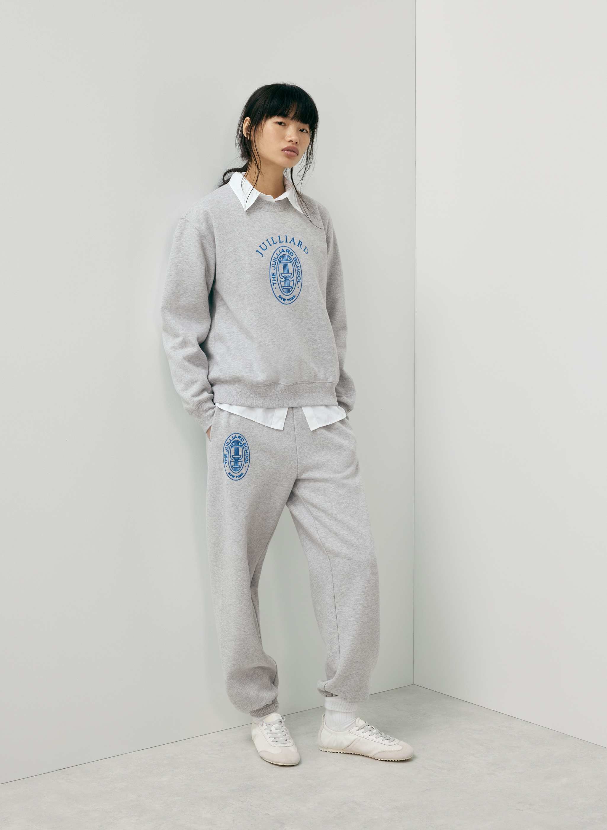 JUILLIARD X COZY SWEATFLEECE MEGA JOGGER - Limited-edition oversized fleece joggers with The Juilliard School graphic. 