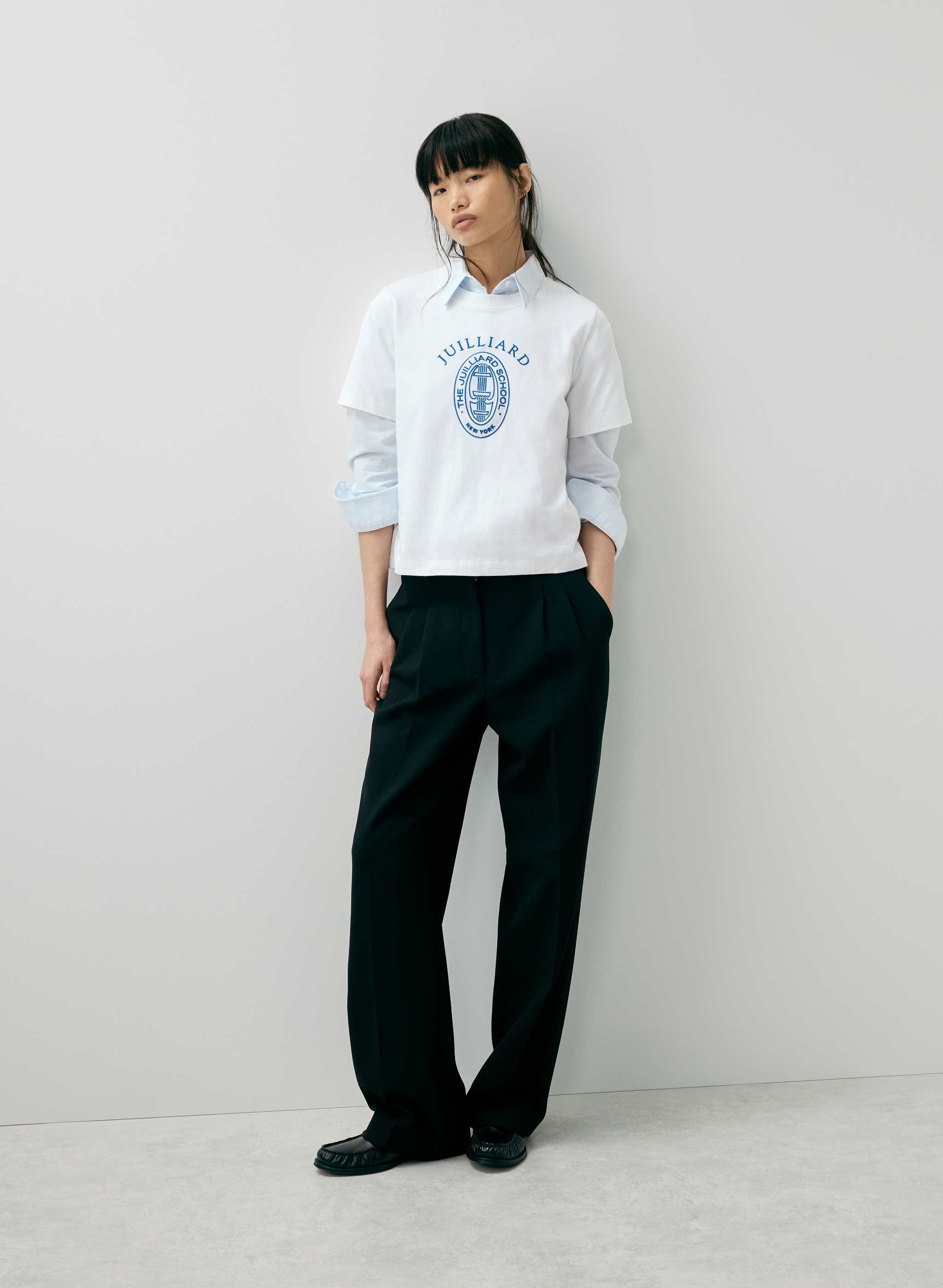 JUILLIARD X SOFT FEELS™ FUNCTION T-SHIRT - Limited-edition 100% cotton classic-fit crewneck t-shirt with The Juilliard School graphic. 