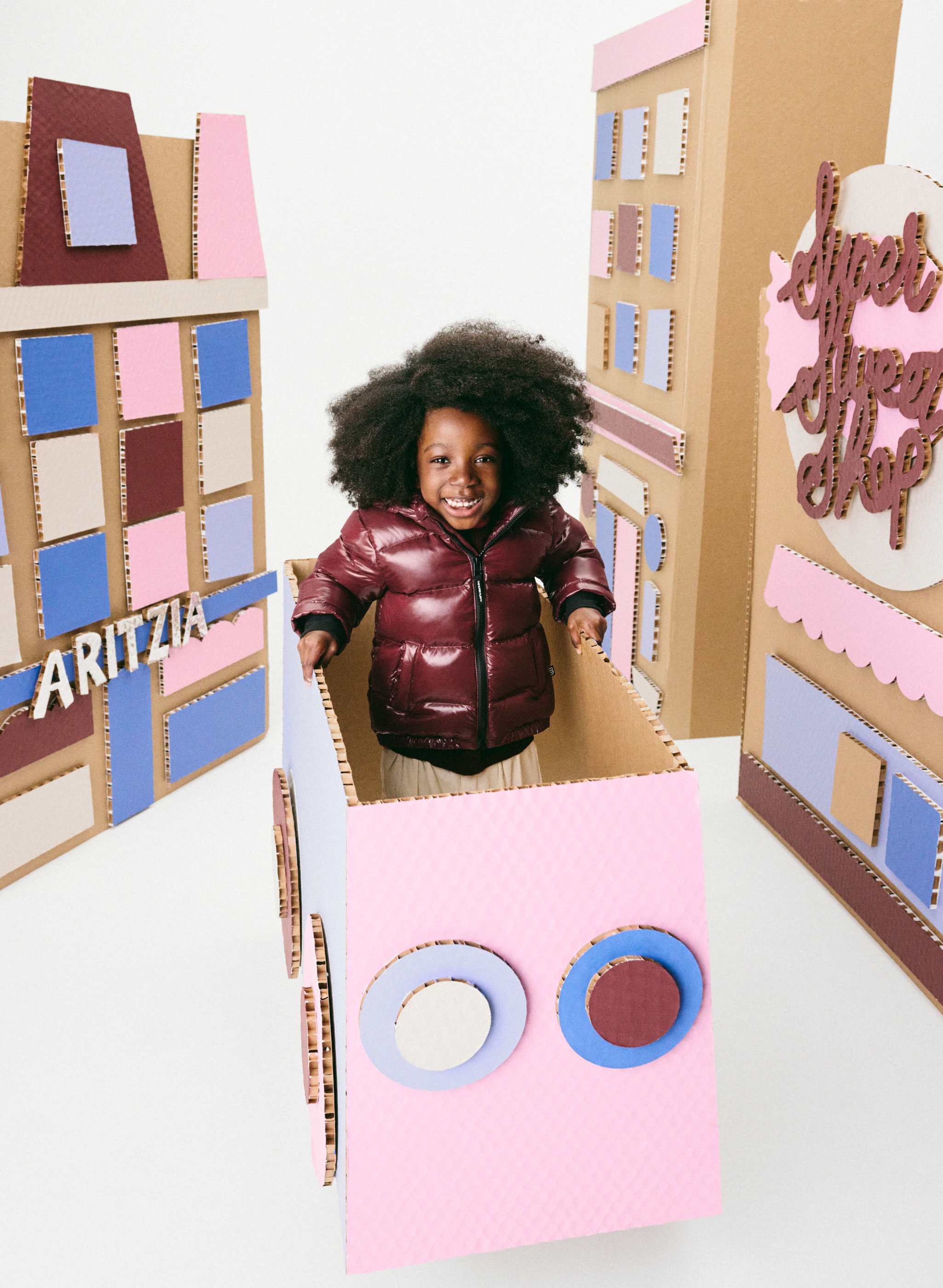 THE SUPER BABY PUFF™ - HI-GLOSS - French Hi-Gloss 800+ fill-power premium down baby puffer jacket. 