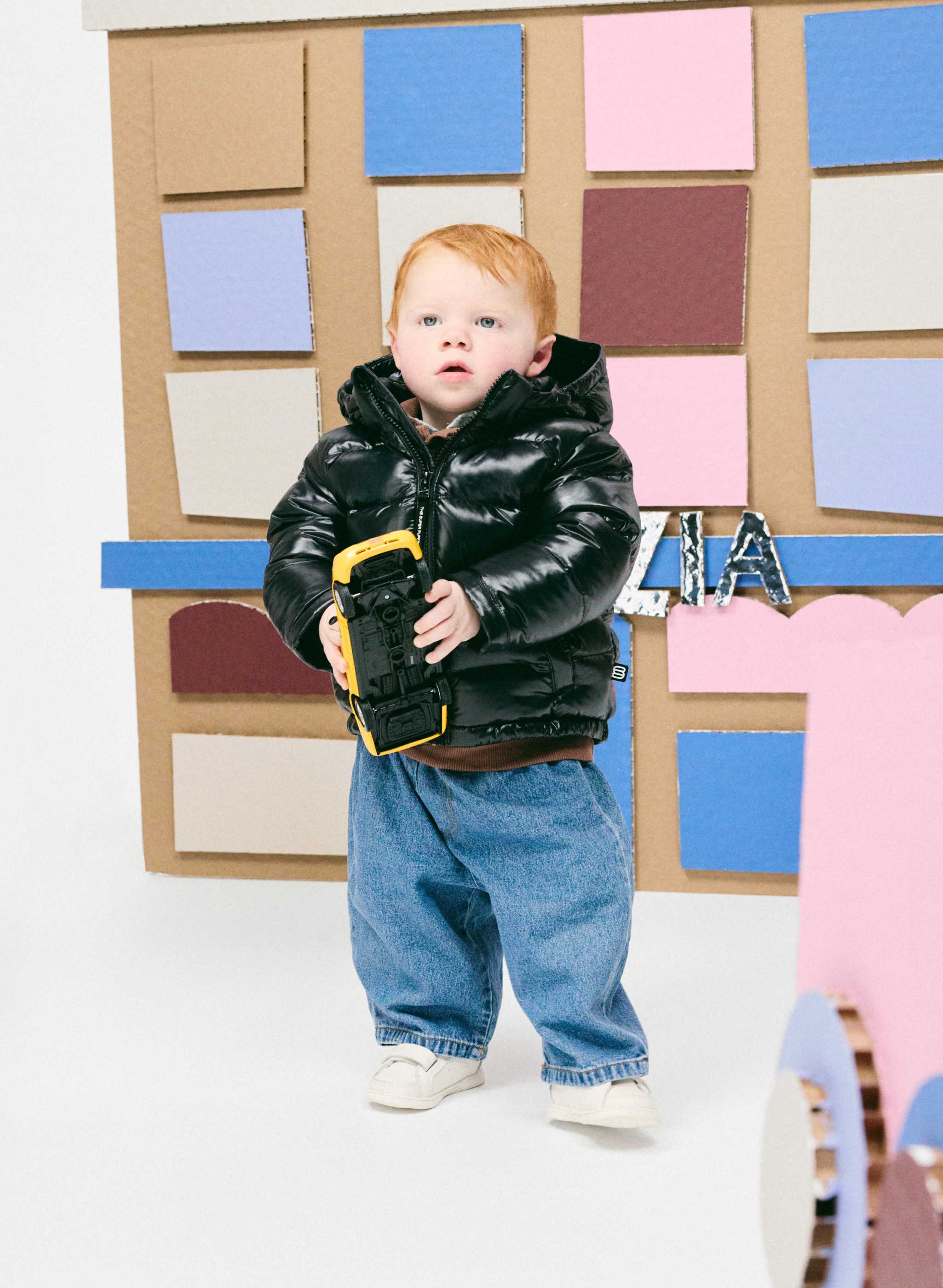 THE SUPER BABY PUFF™ - HI-GLOSS - French Hi-Gloss 800+ fill-power premium down baby puffer jacket. 