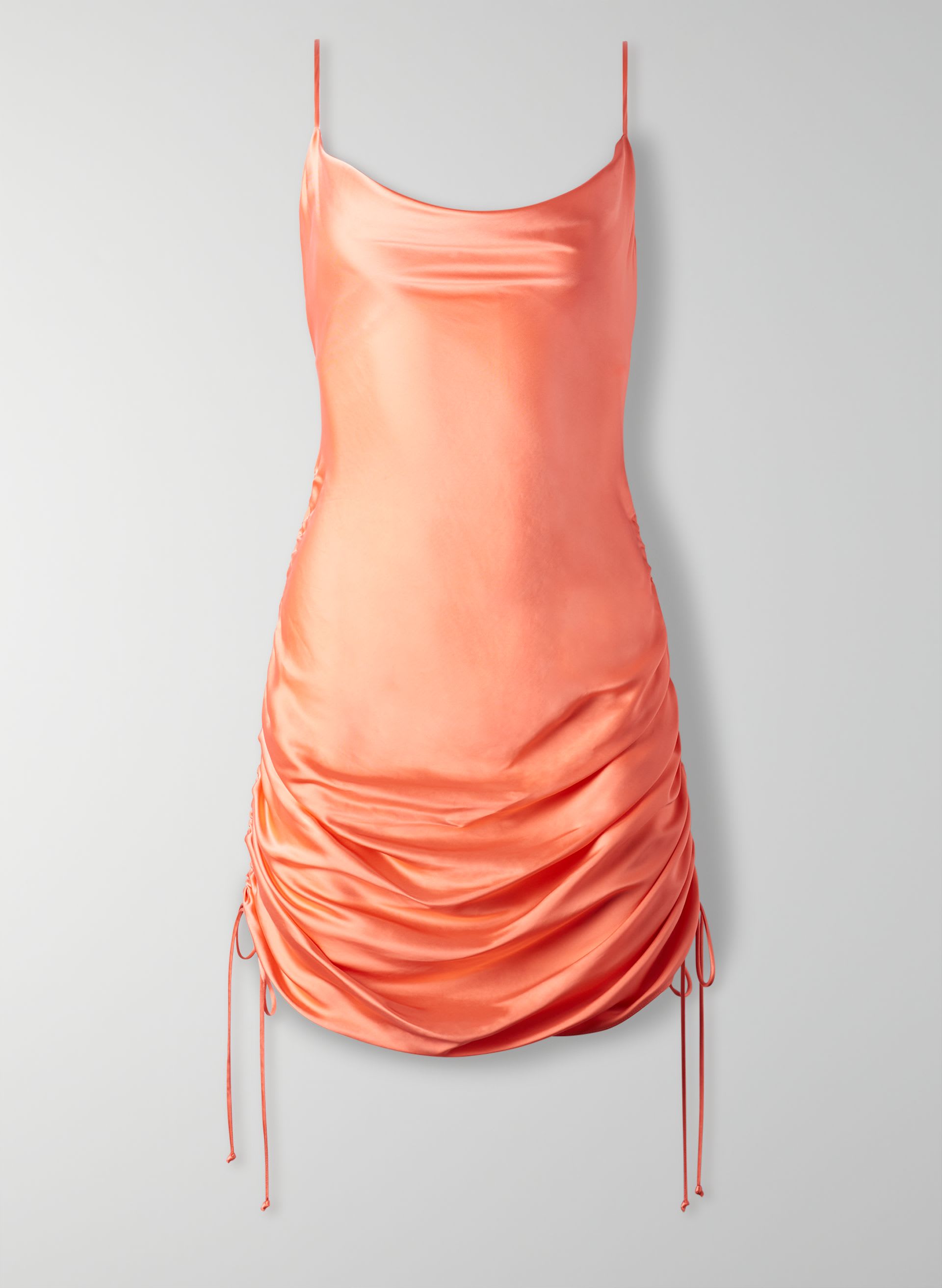 aritzia wilfred only ruched slip dress Only Ruched Slip Dress