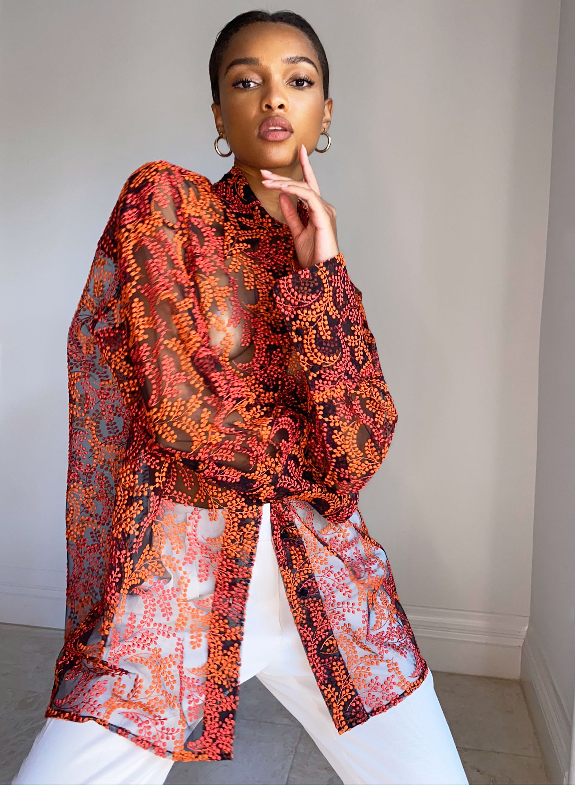 STATEMENT BUTTON-UP | Aritzia
